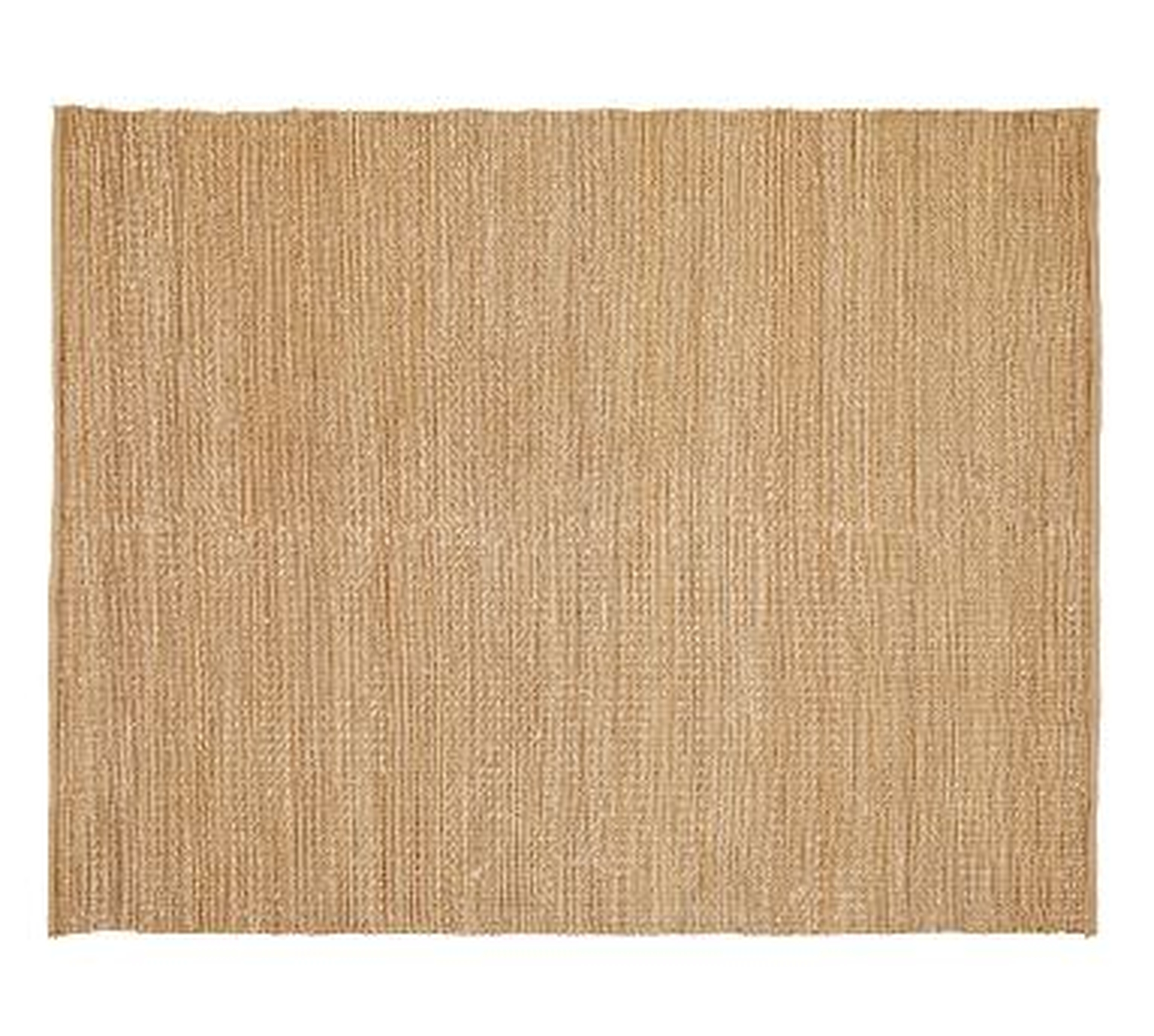 Heathered Chenille Jute Rug, 8x10', Natural - Pottery Barn