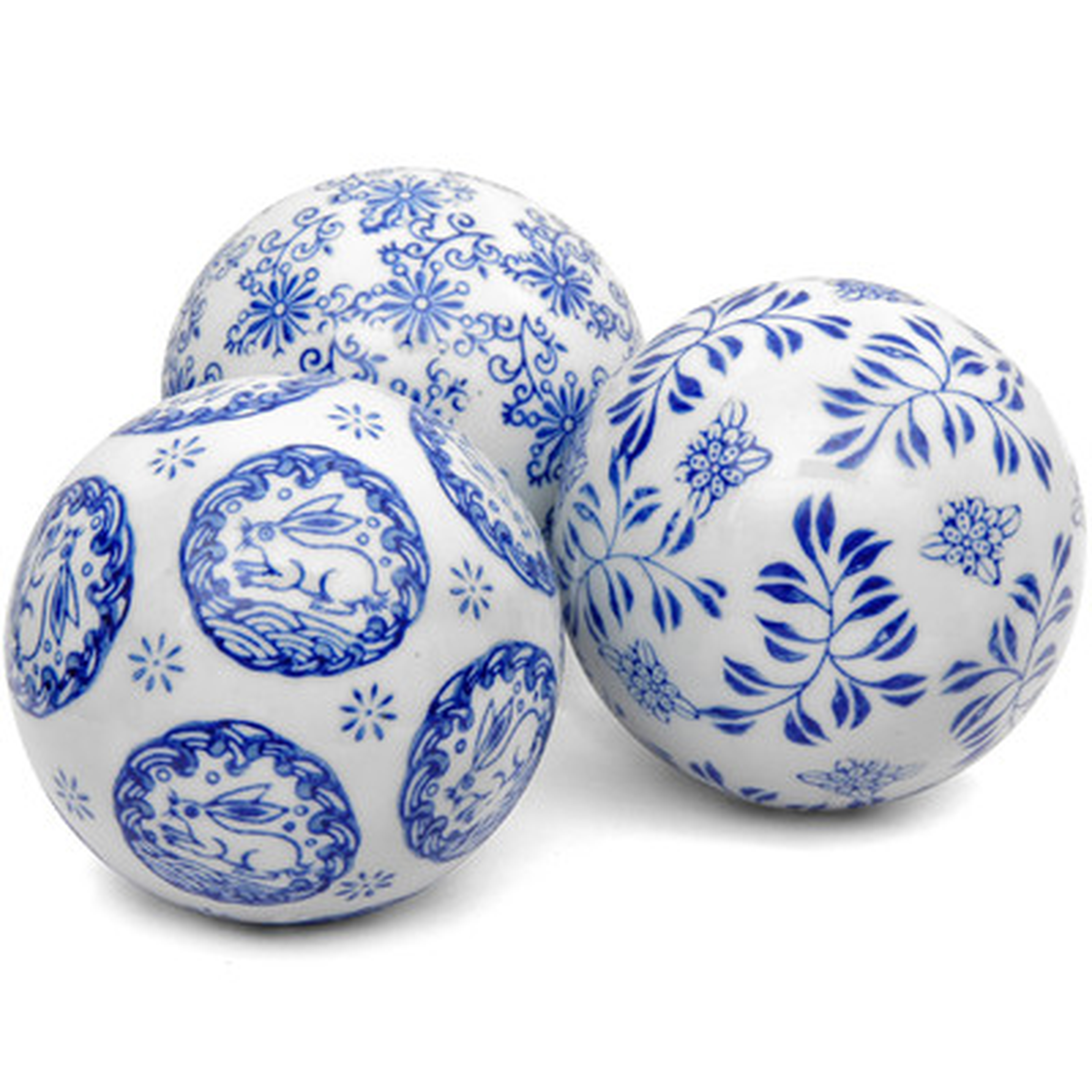 Andersen 3 Piece Decorative Ball Sculpture Set - Wayfair