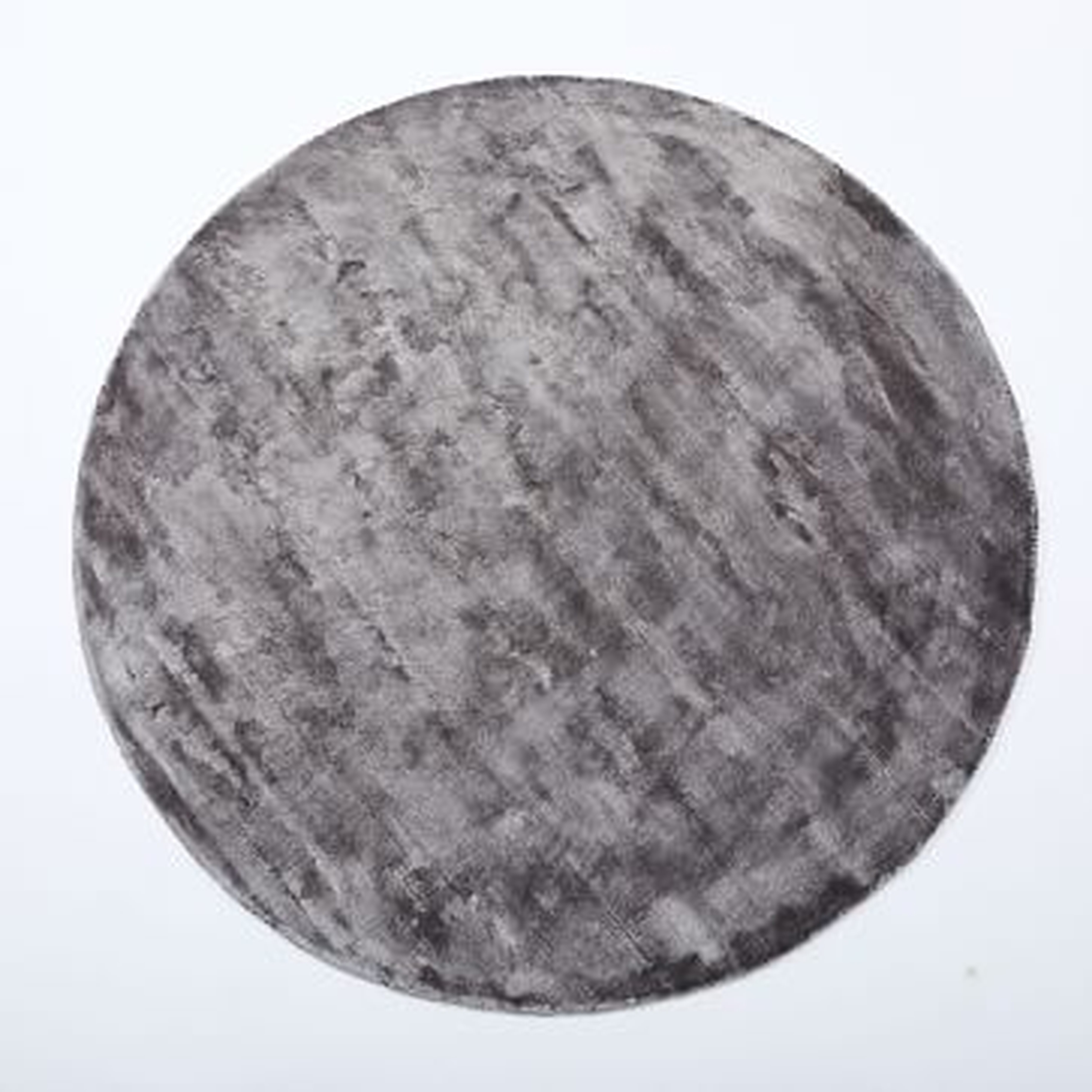 Lucent Rug, Pewter, 6' Round - West Elm