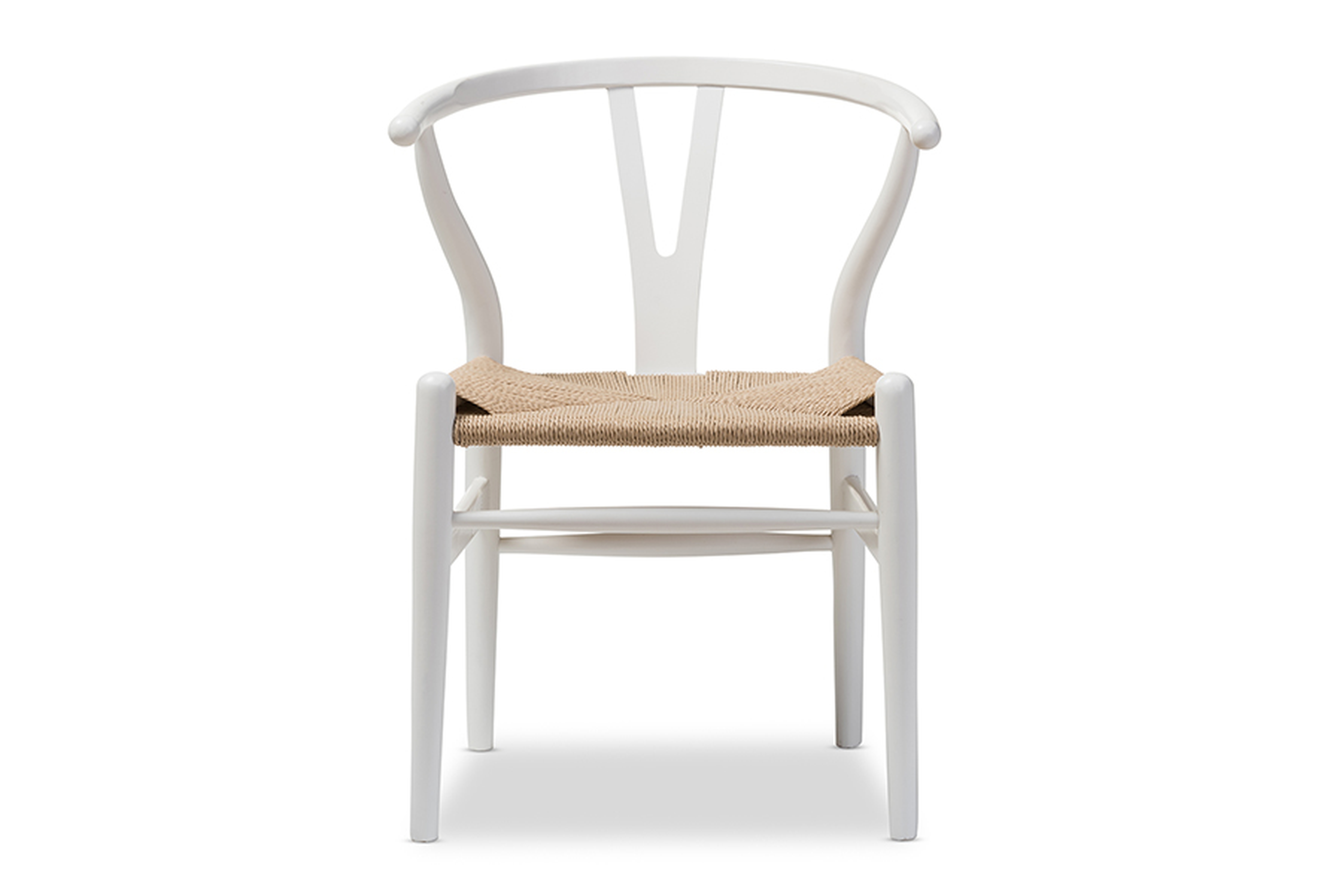 Knoll Chair, White, Set of 2 - Haldin