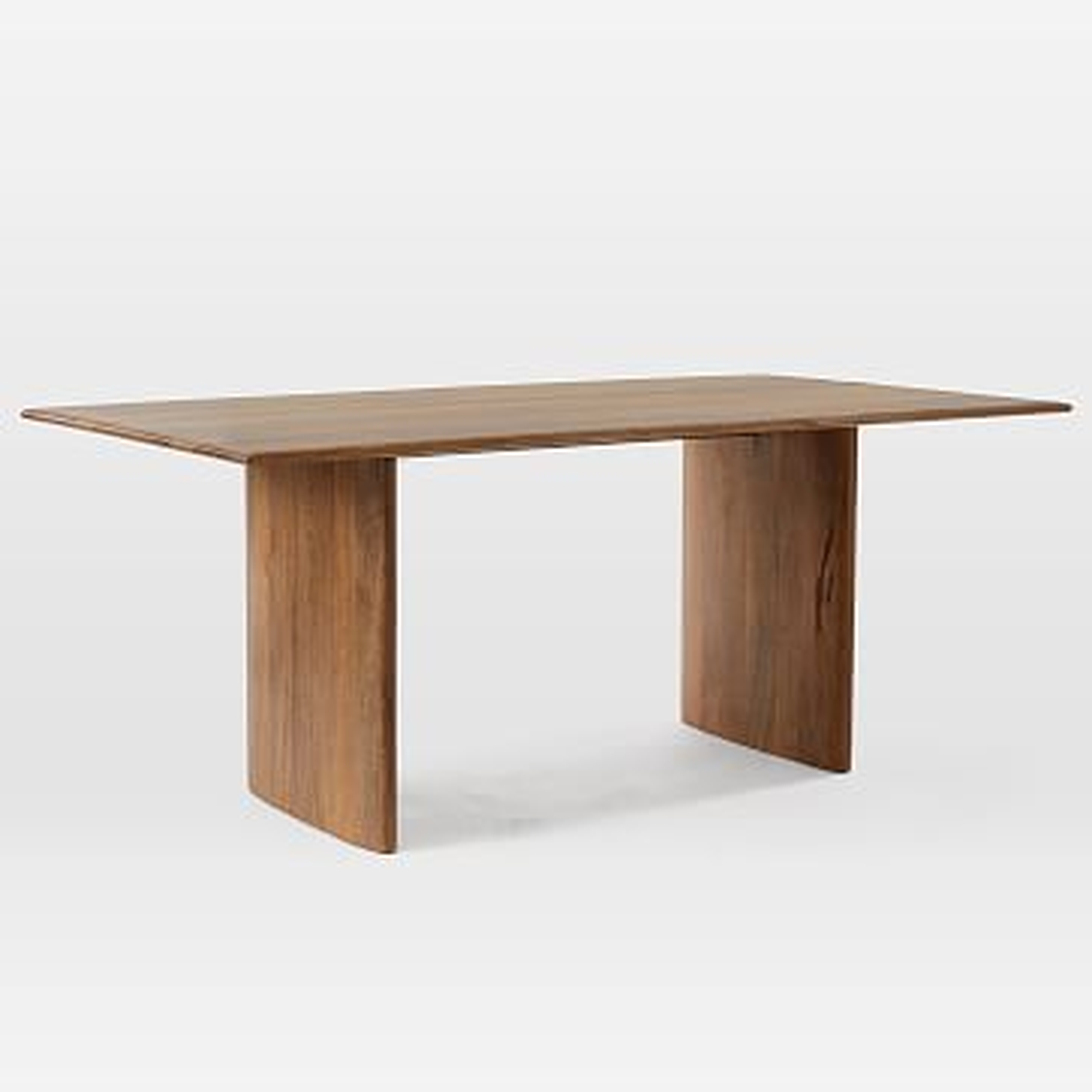 Anton Solid Wood Dining Table, 72", Burnt Wax - West Elm