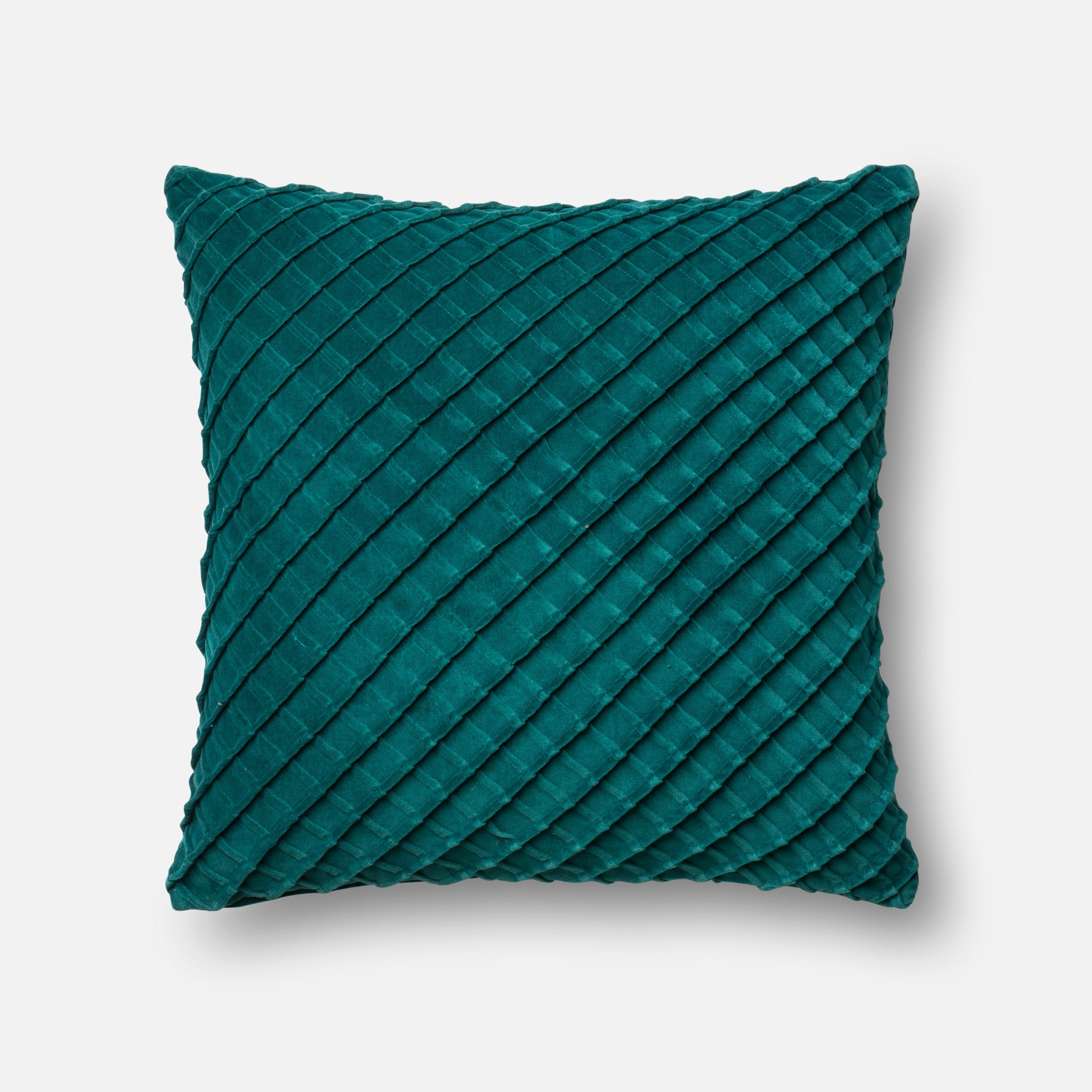 PILLOWS - TEAL - 22" X 22" Cover Only - Loloi Rugs