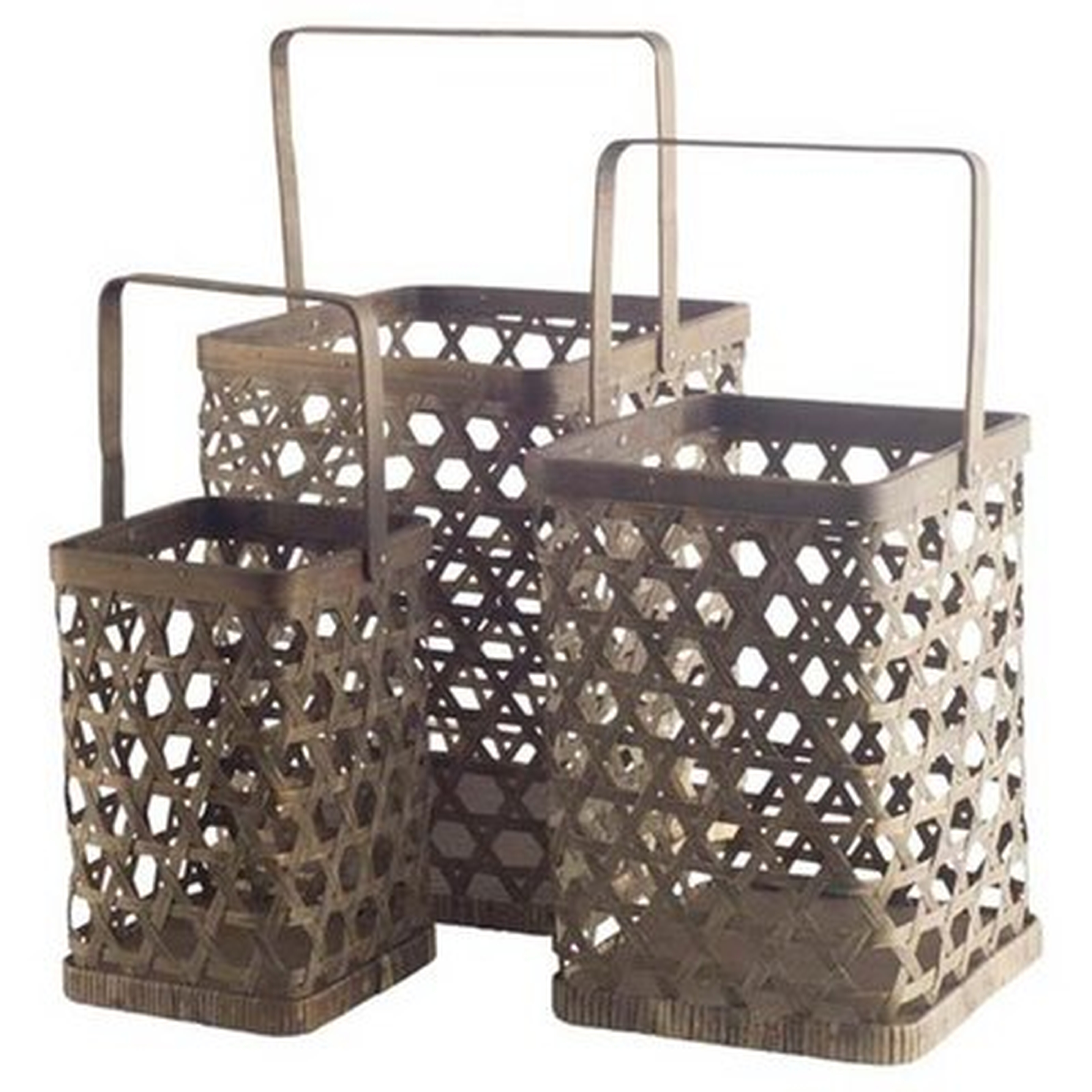 Wood Lantern Set - Birch Lane