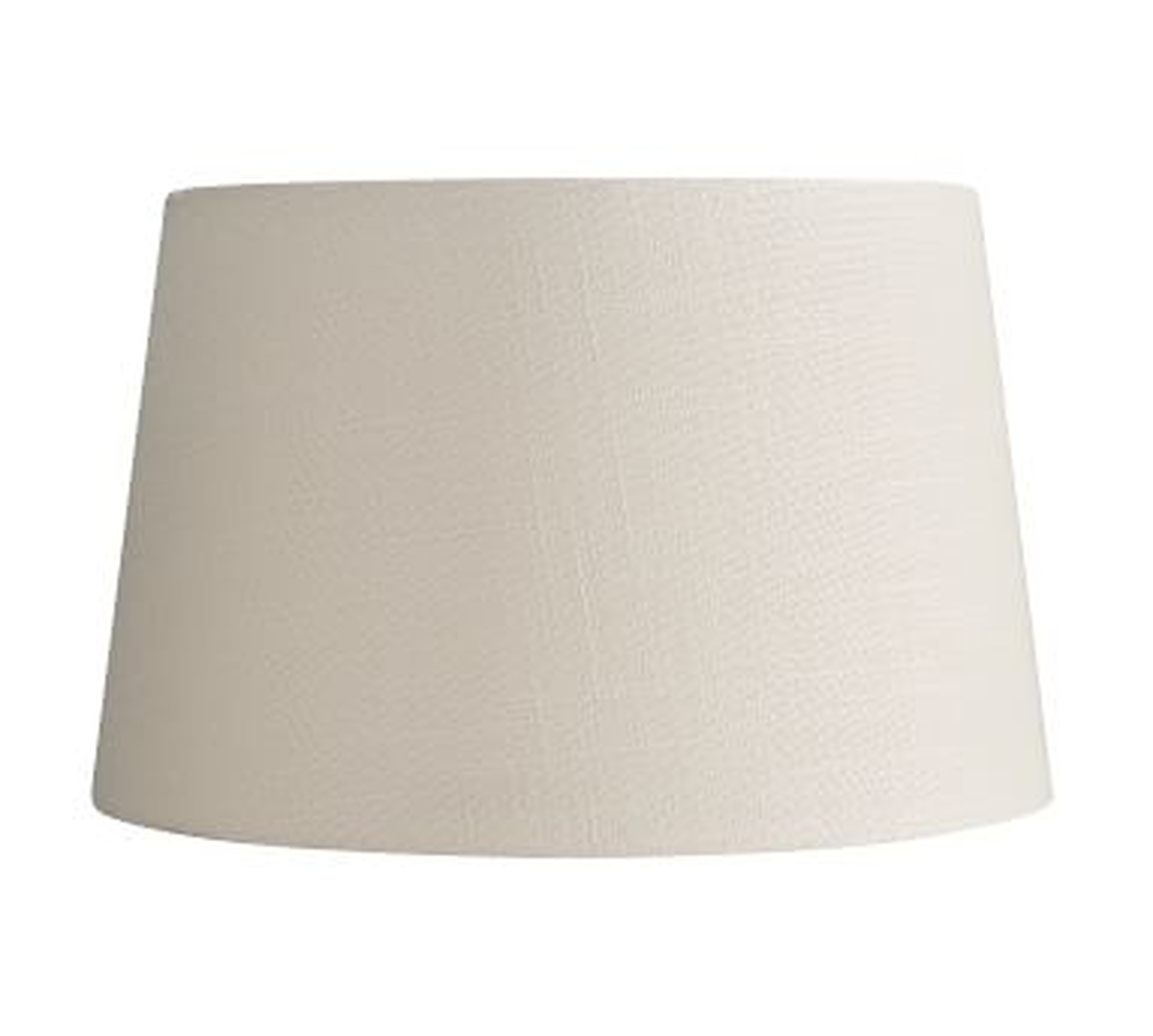 Textured Gallery Tapered Shade, Large, Sand - Pottery Barn