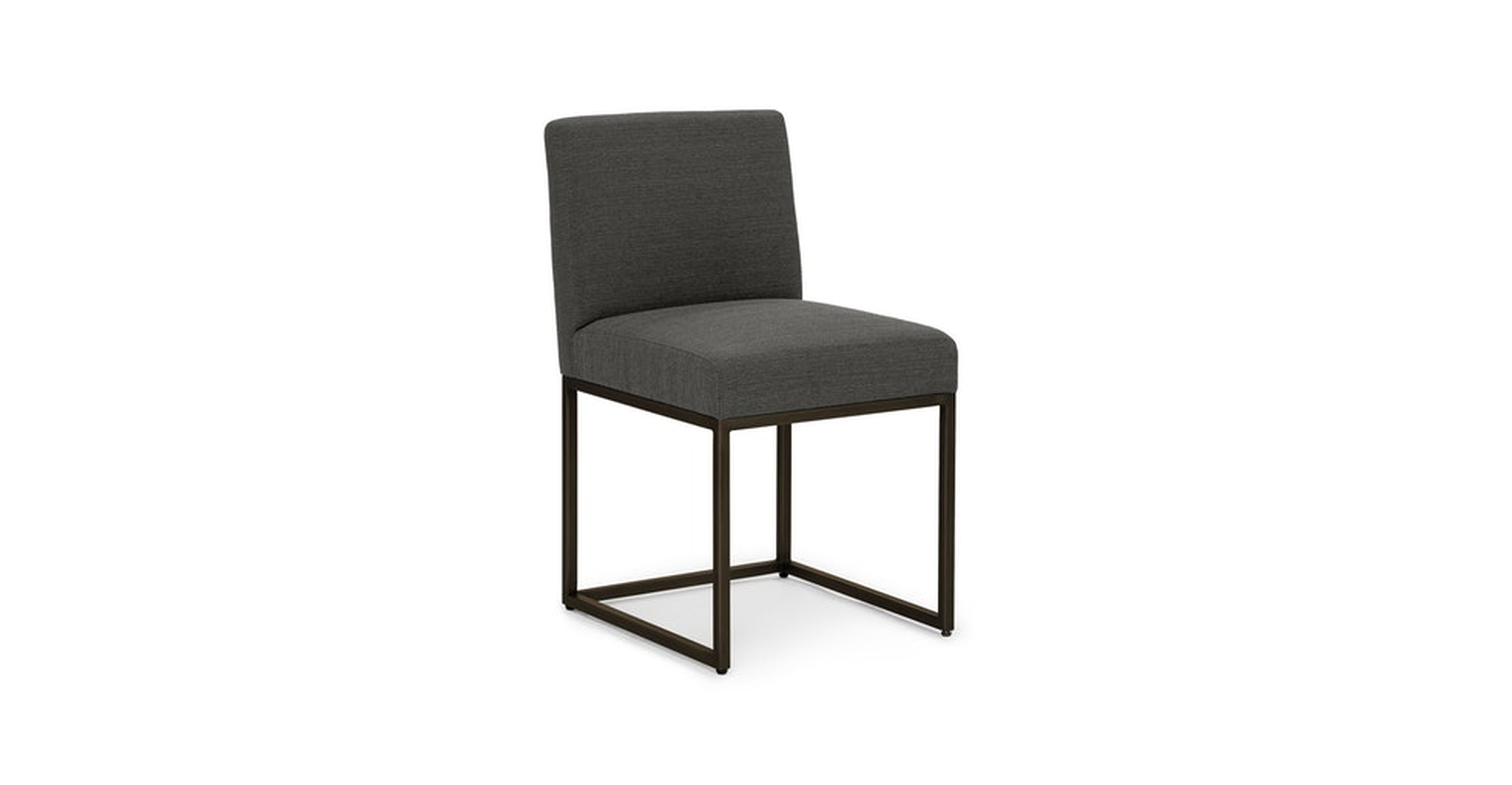 Oscuro Cinder Gray Dining Chair - Article