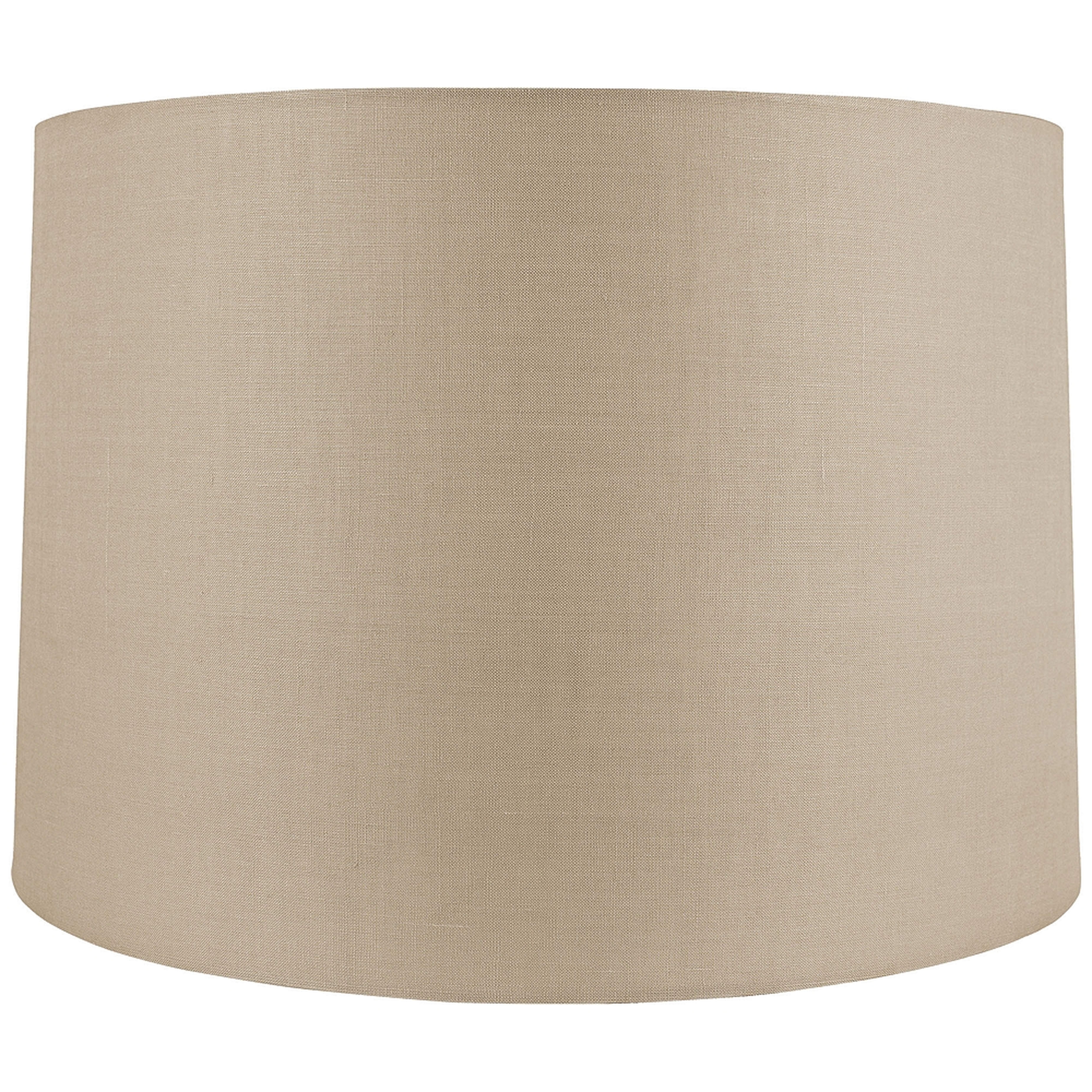Beige Linen Round Drum Shade 16x17x11.5 (Spider) - Style # 8M196 - Lamps Plus