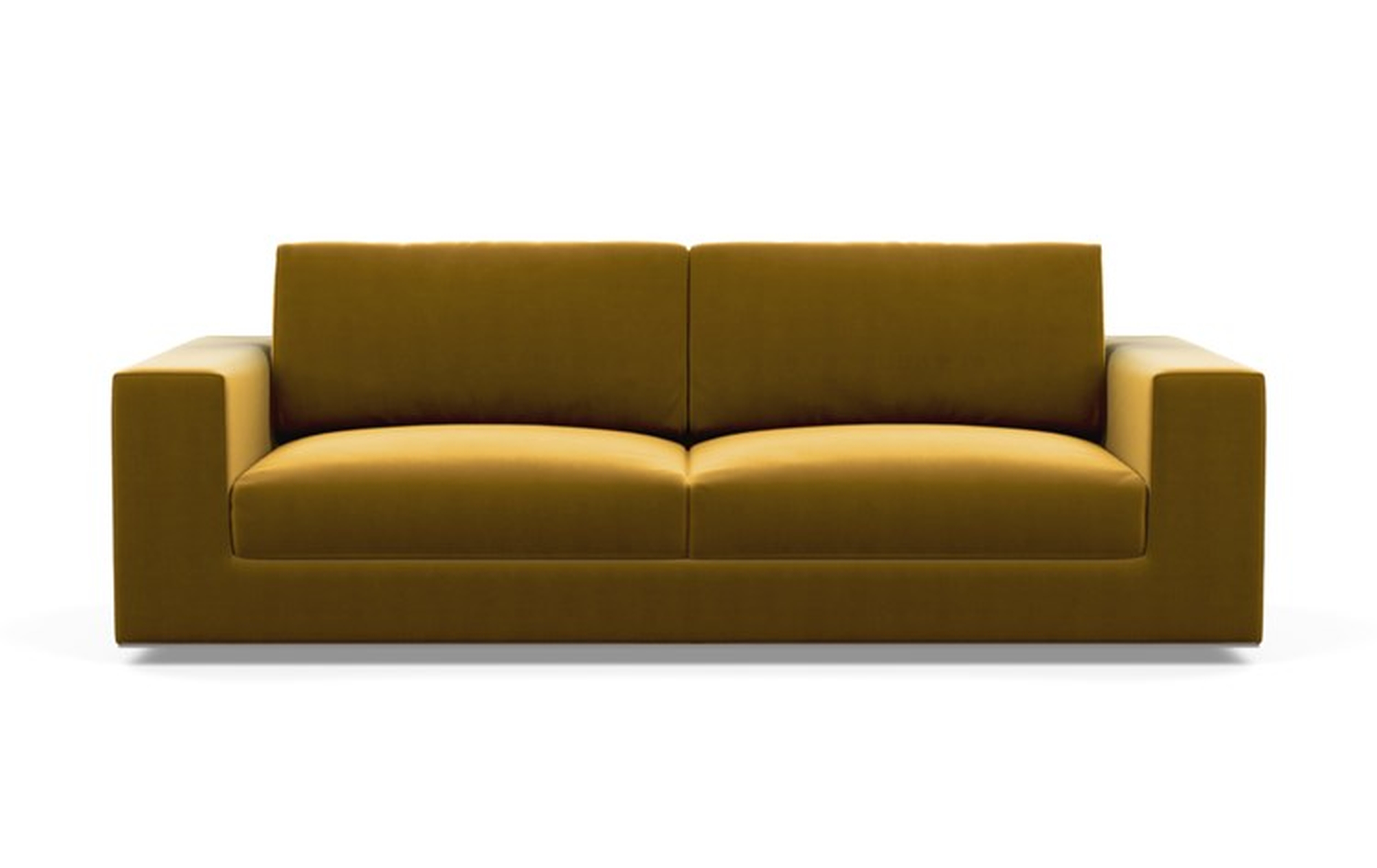 Walters Sofa with Yellow Citrine Fabric - Interior Define