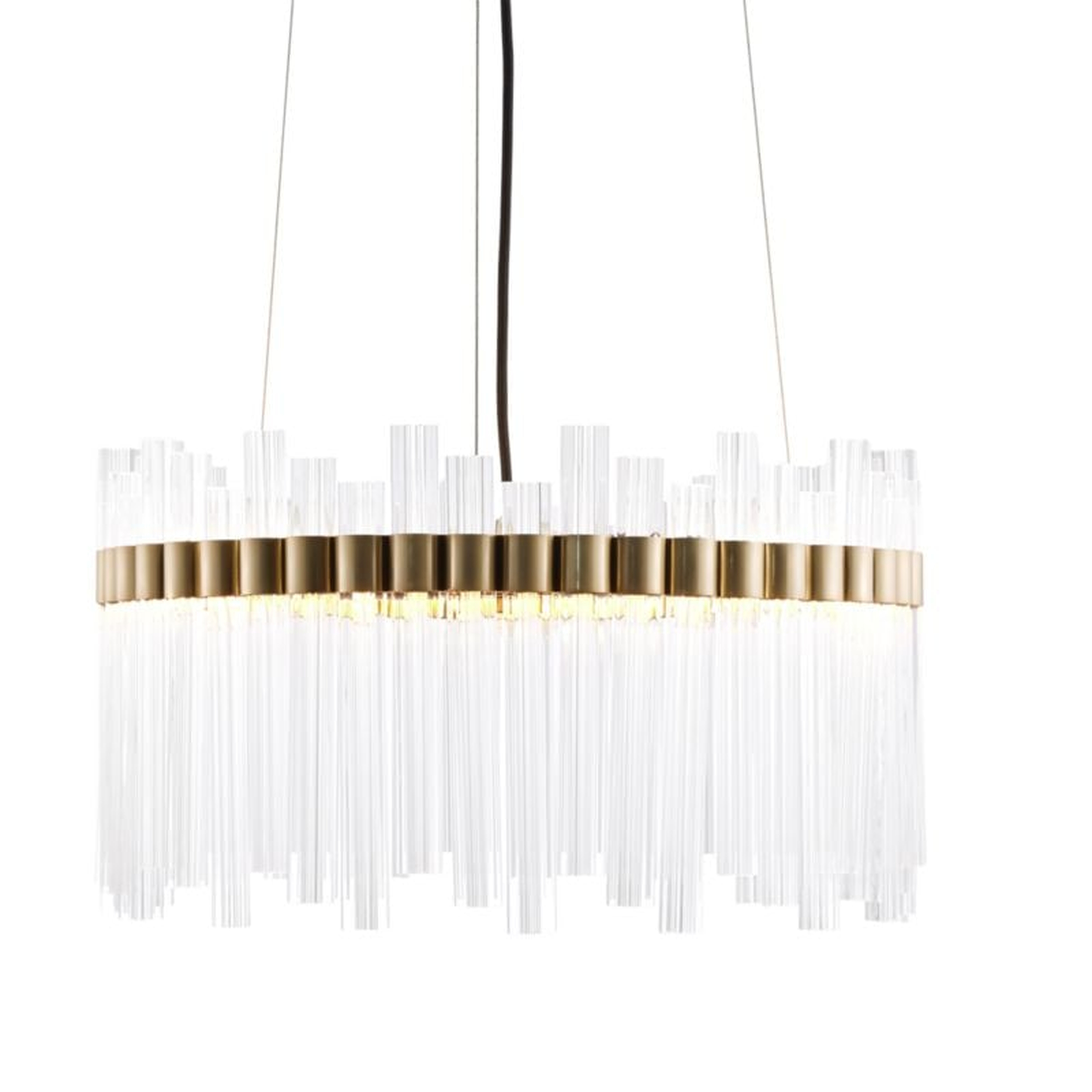 Orion Glass Crystal Chandelier - CB2