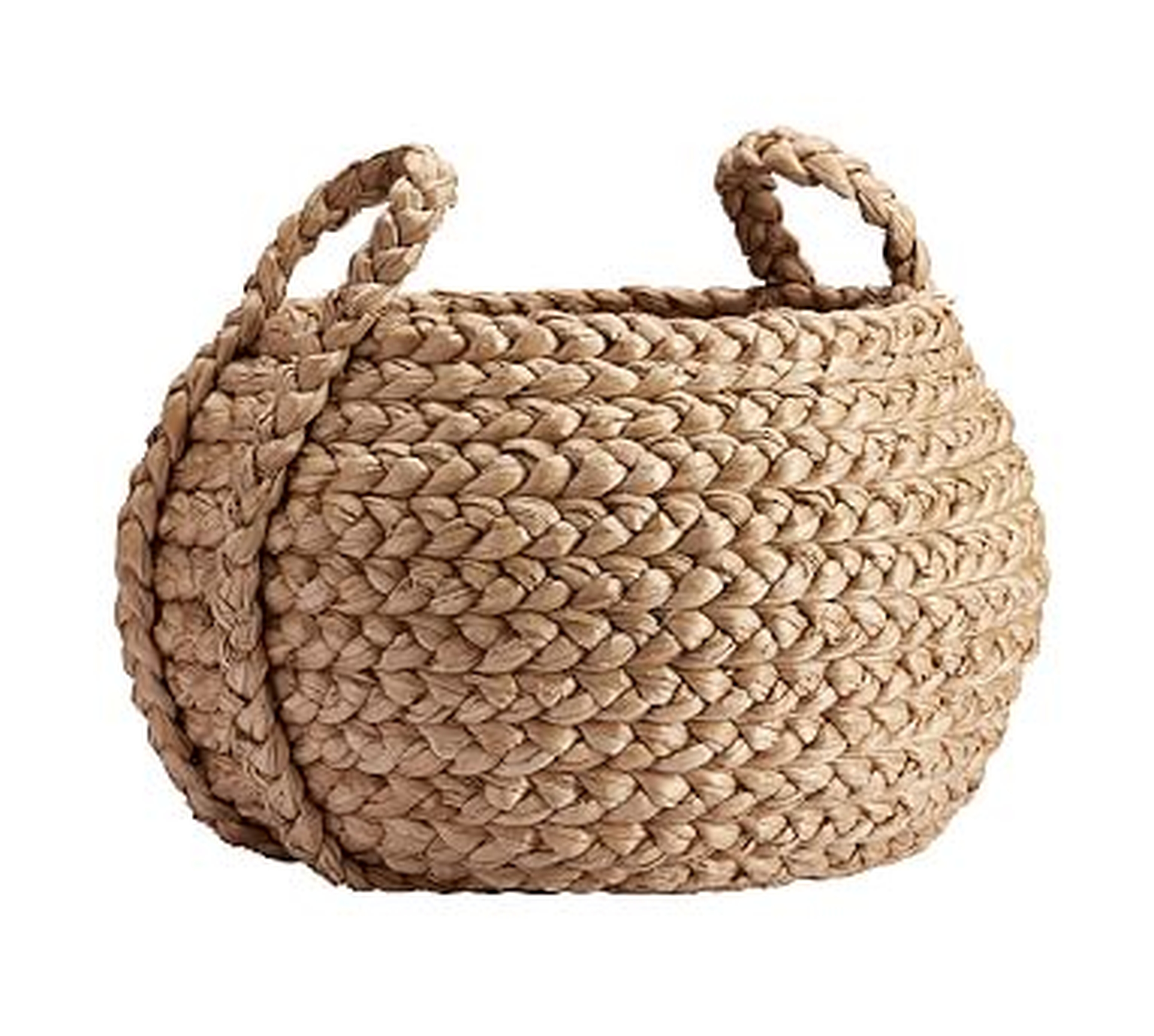 Beachcomber Round Handled Basket - Pottery Barn