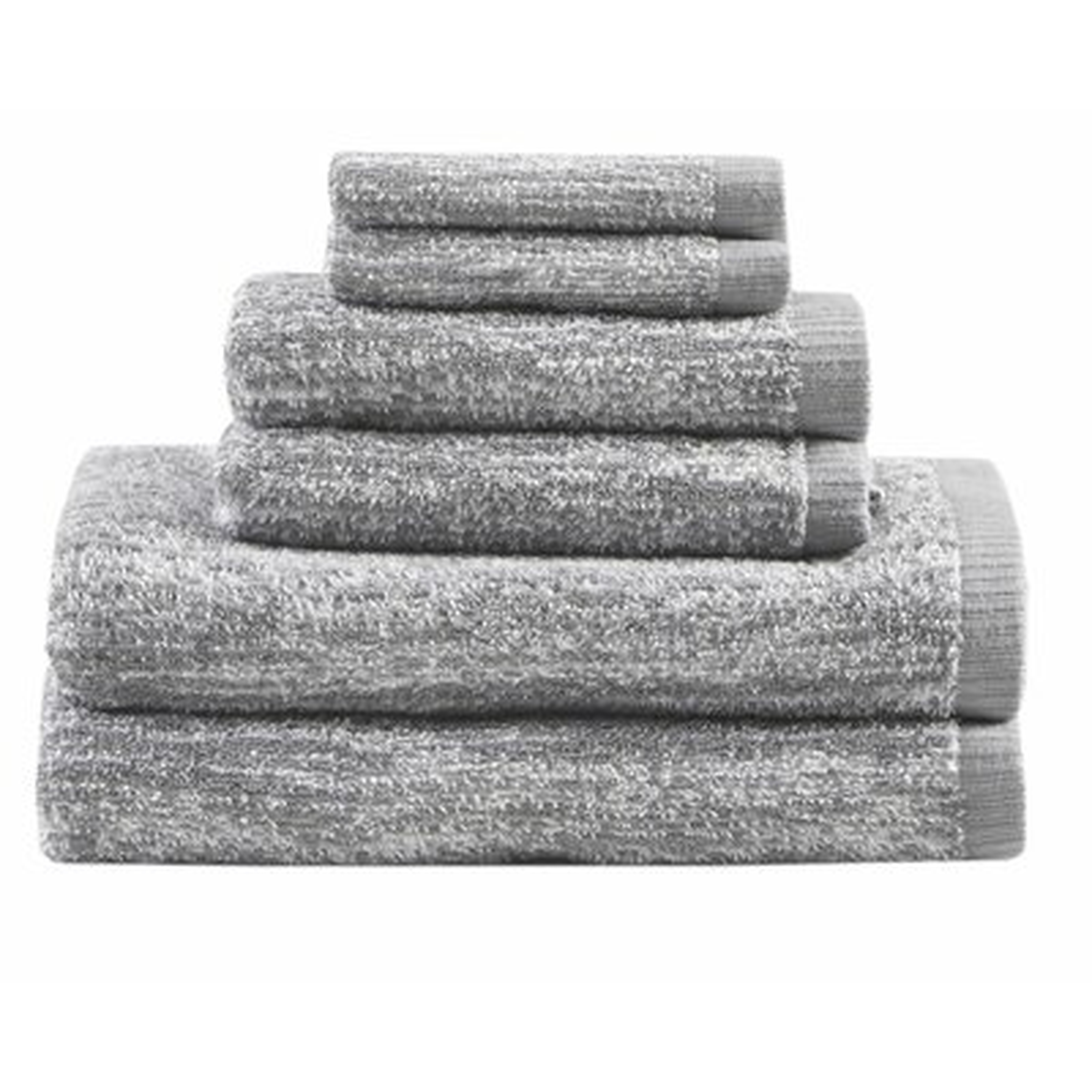 Melange 6 Piece Turkish Cotton Towel Set - AllModern