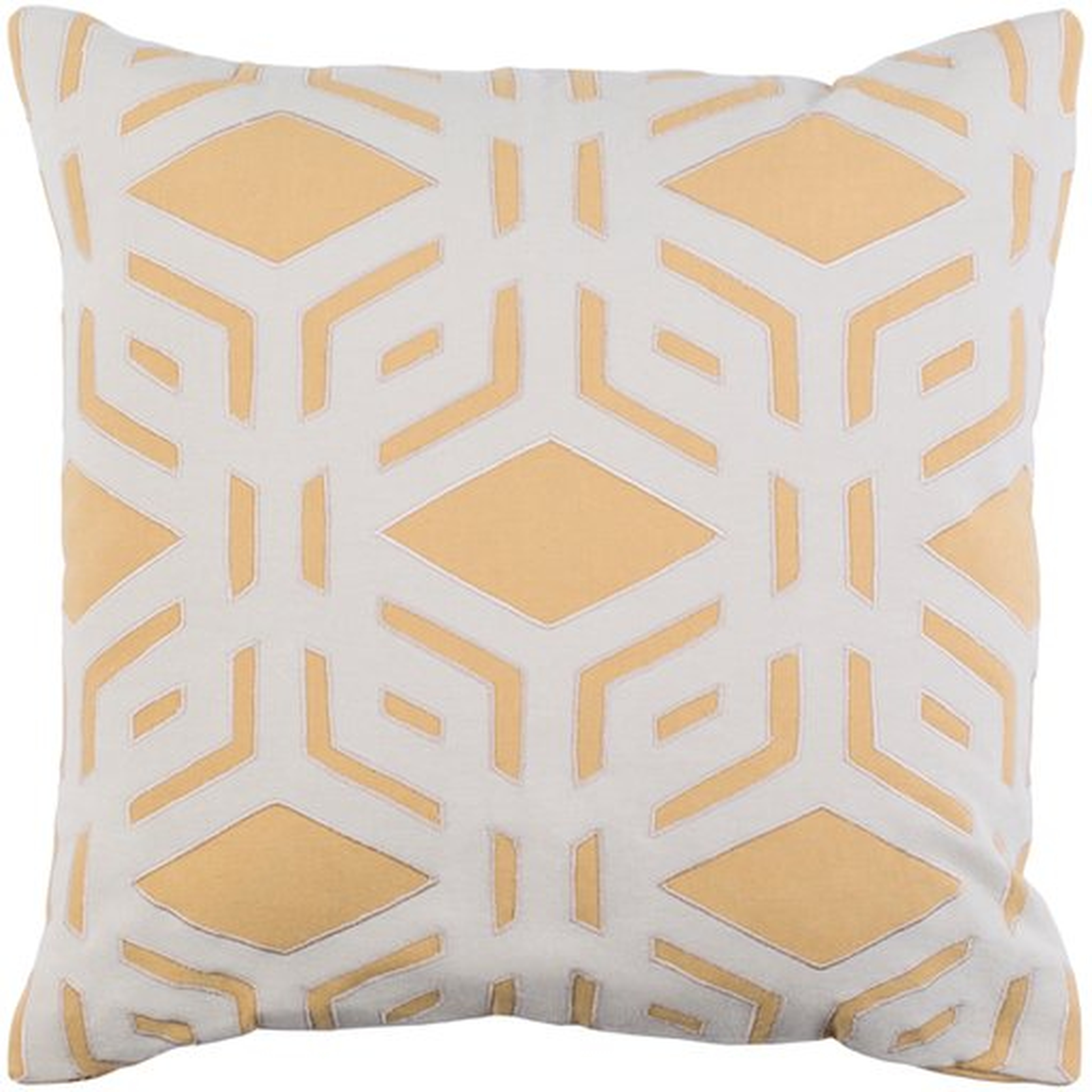 Millbrook Throw Pillow, 20" x 20", with poly insert - Surya