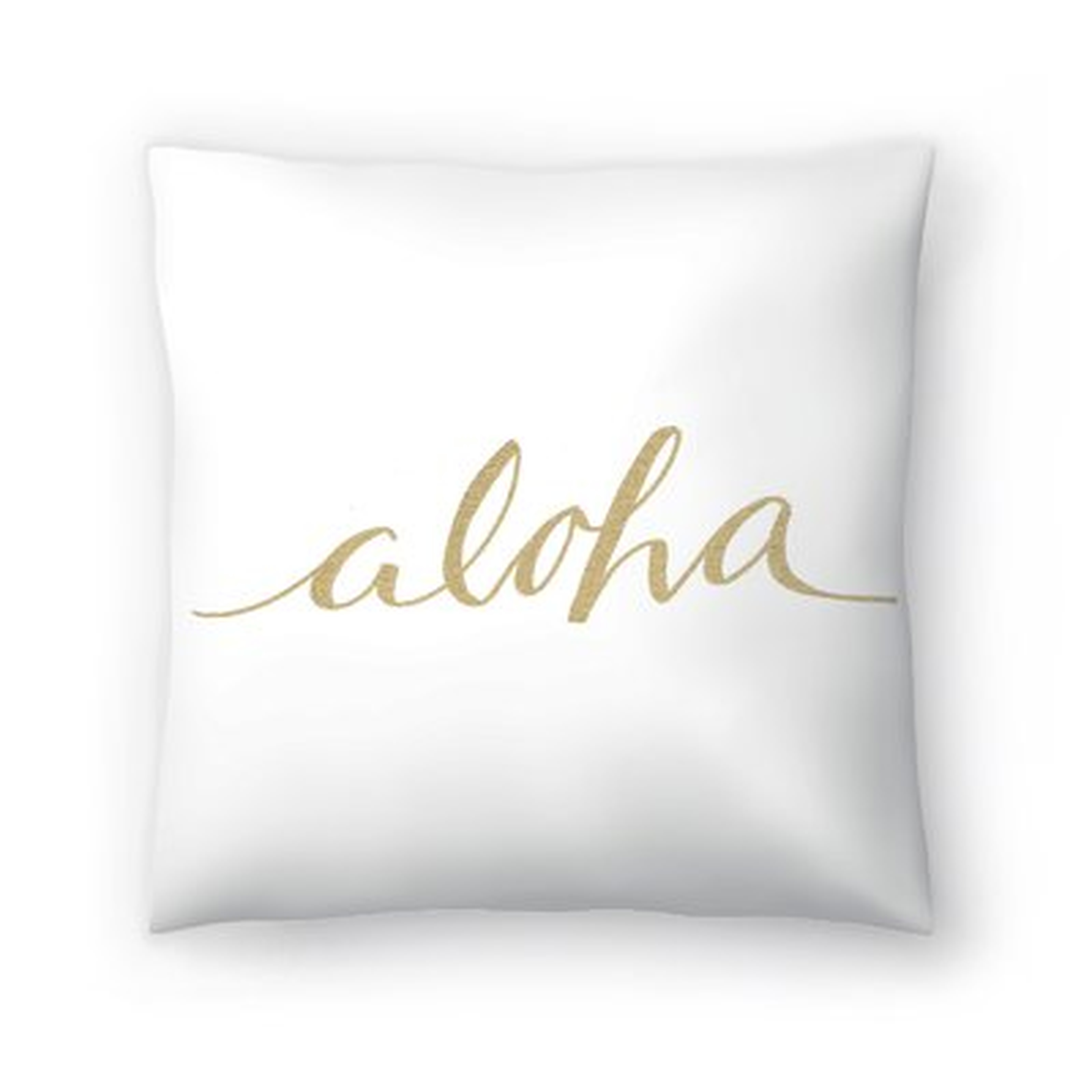Jetty Printables Aloha Typography Throw Pillow - Wayfair