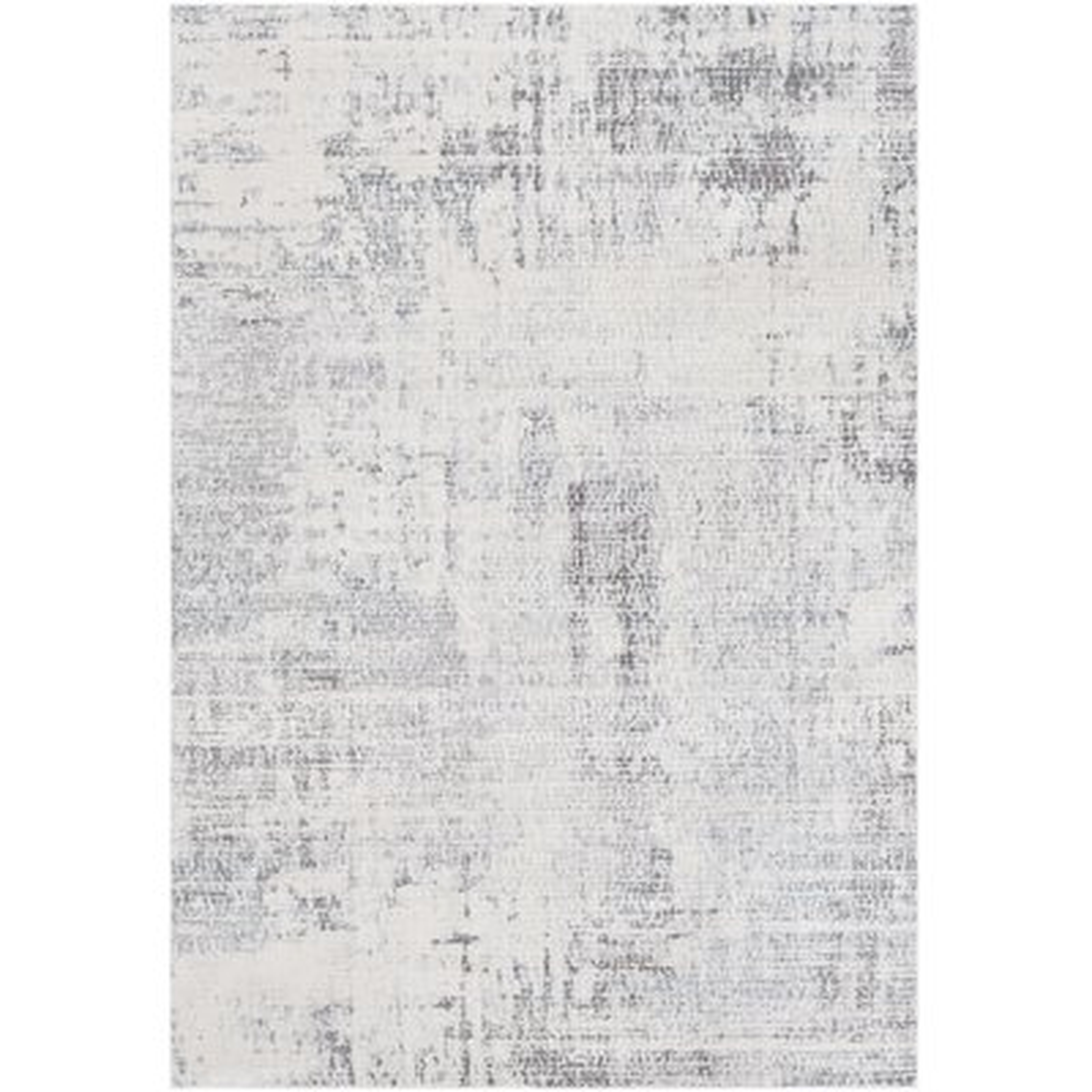 Heger Distressed Abstract Gray/Taupe Area Rug - Wayfair
