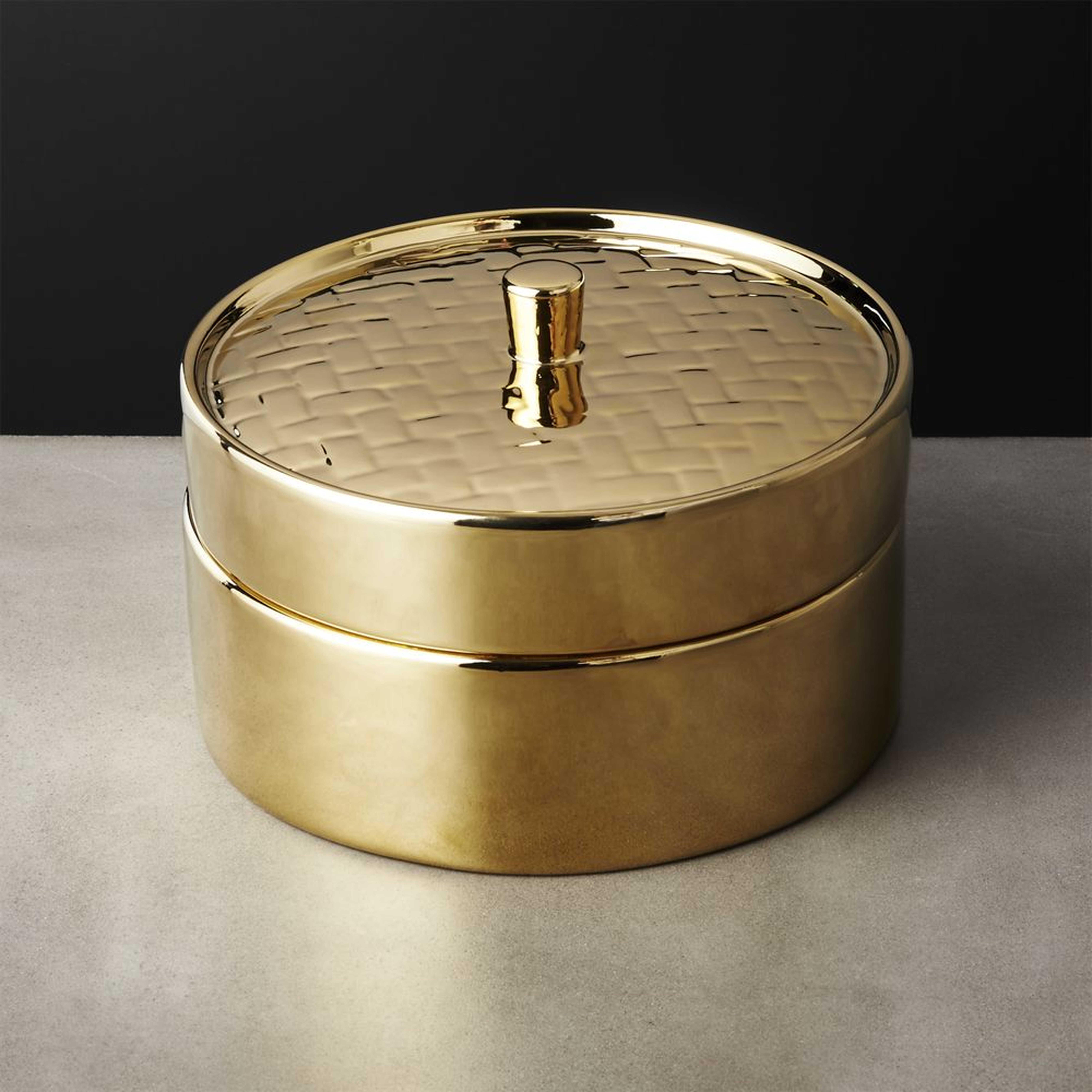 Gold Steamer Basket - CB2