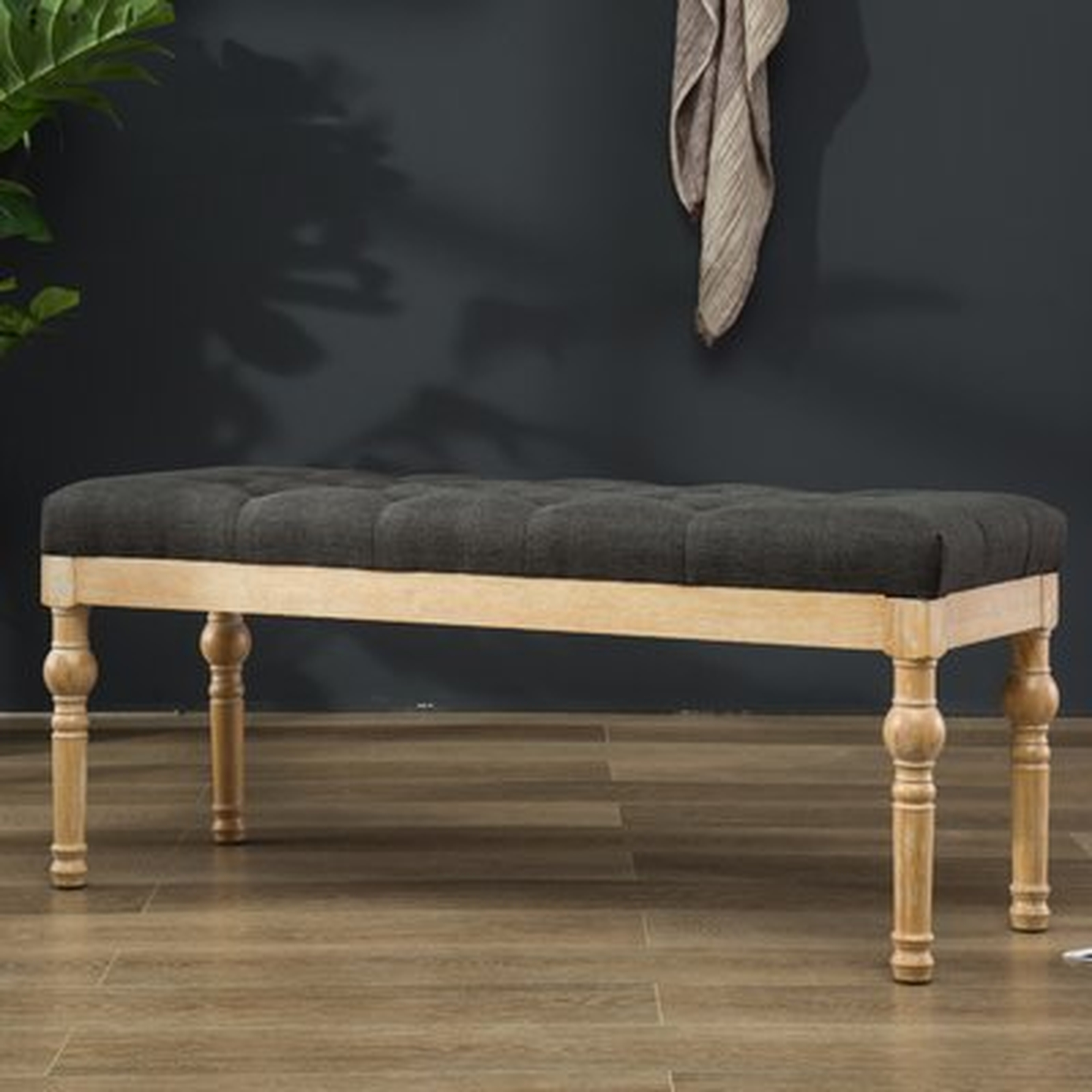 Brockwell Button Tufted Upholstered Bench - Birch Lane