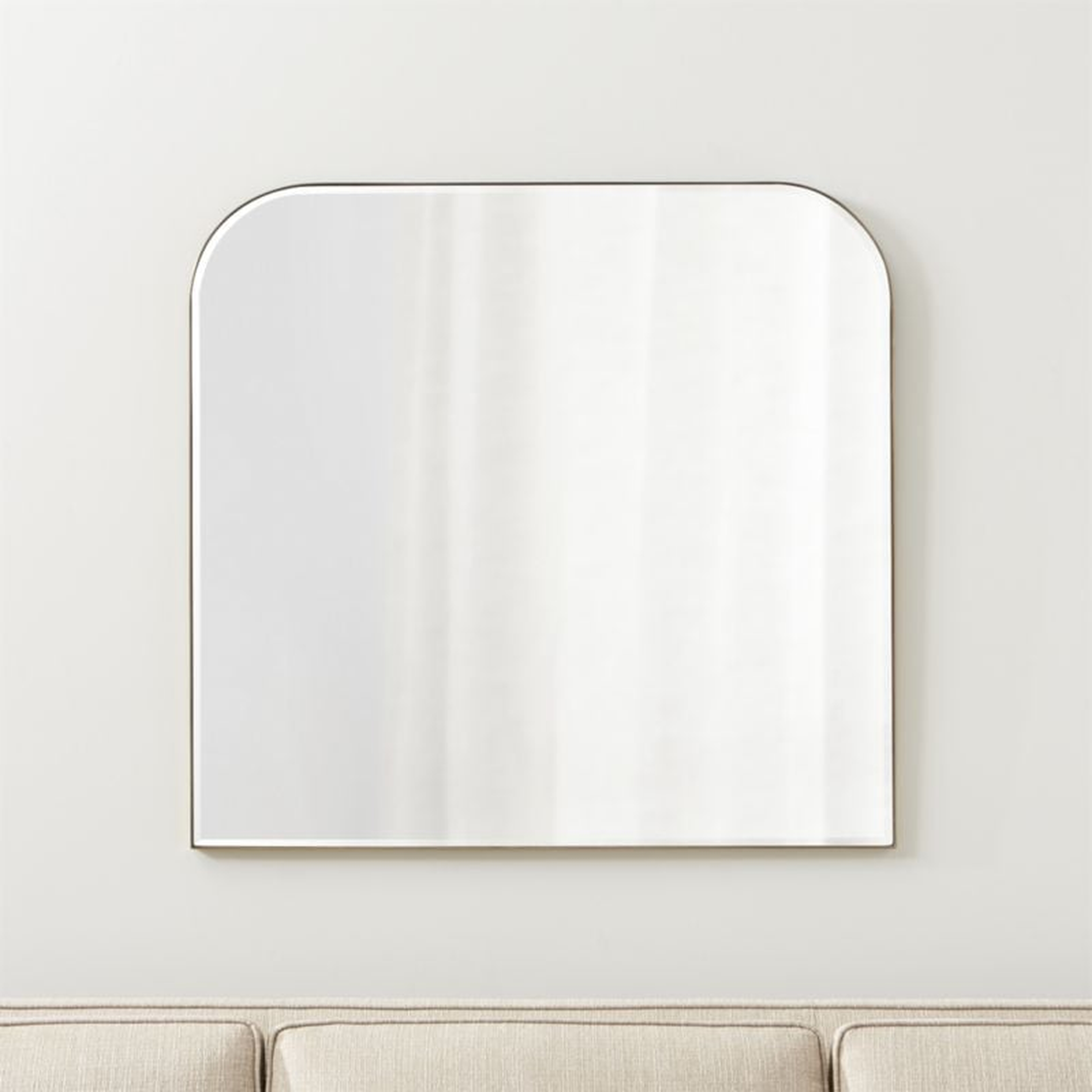 Edge Brass Arch Wall Mirror - Crate and Barrel