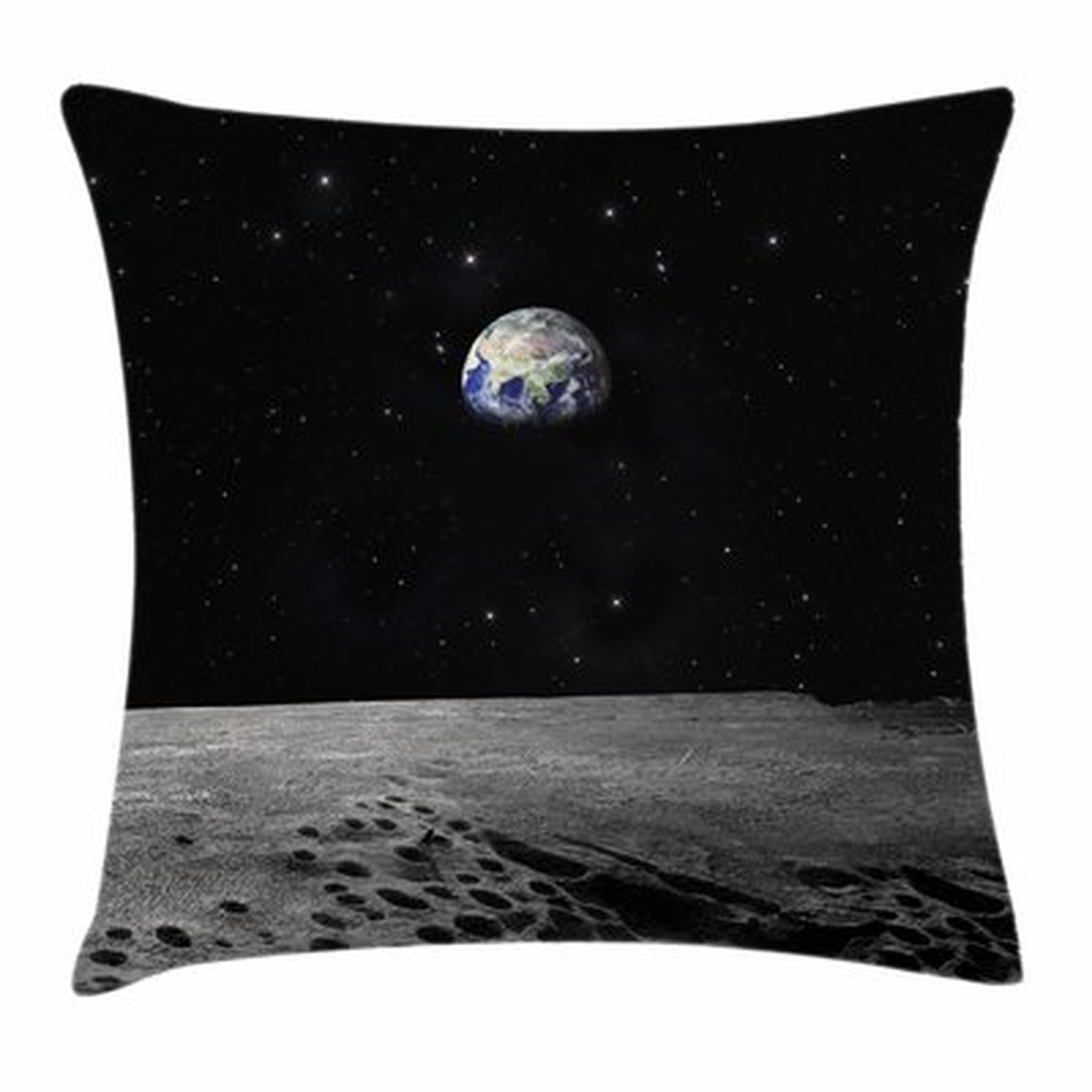 Earth from Moon Square Pillow Cover - Wayfair