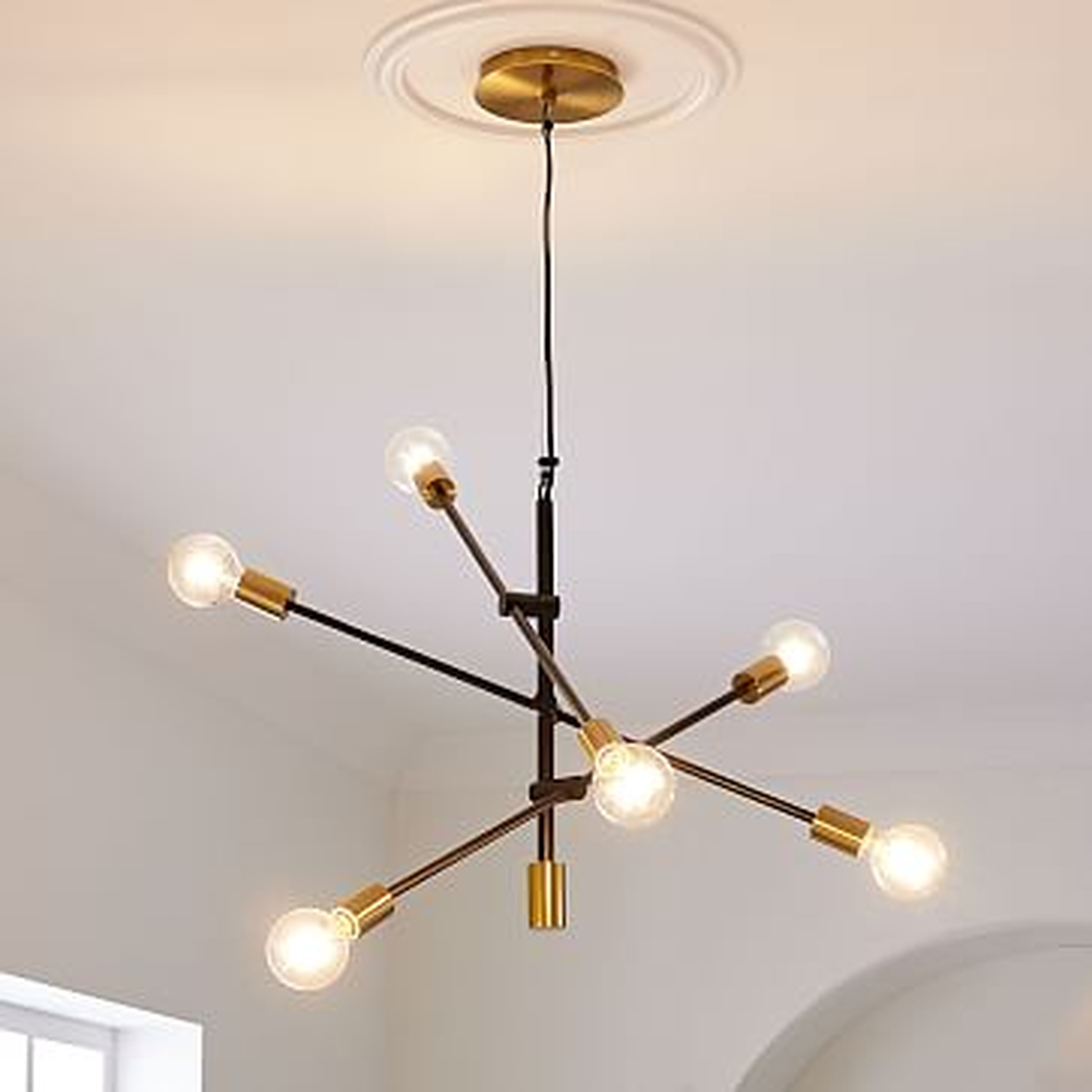 Mobile Chandelier, Two-Tone, 29" - West Elm