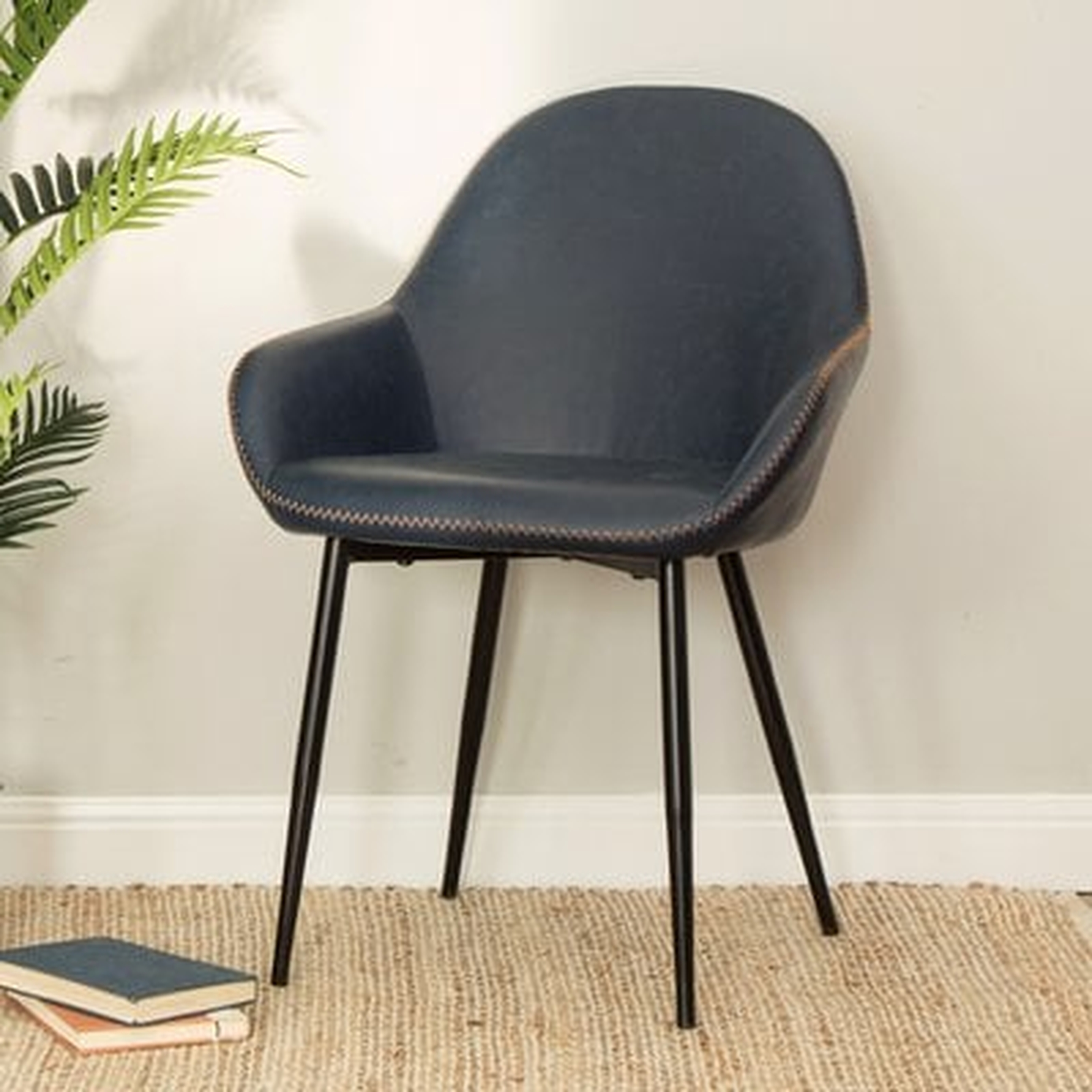 Zosia Mid Century Modern Upholstered Dining Chair (Set of 2) - Wayfair