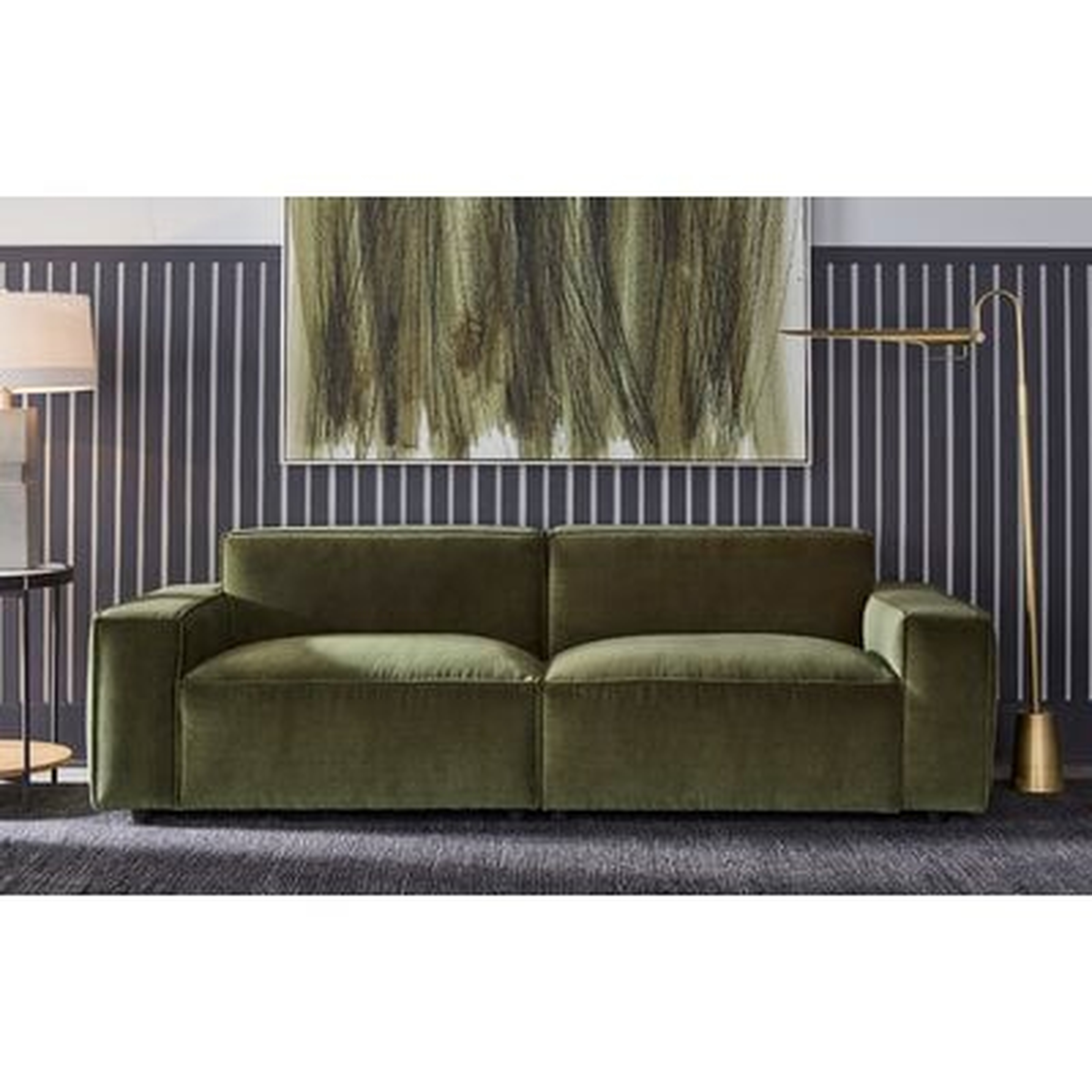 Bobby Berk Upholstered Olafur 2 Piece Modular Loveseat Sectional By A.R.T. Furniture in , Green - Wayfair