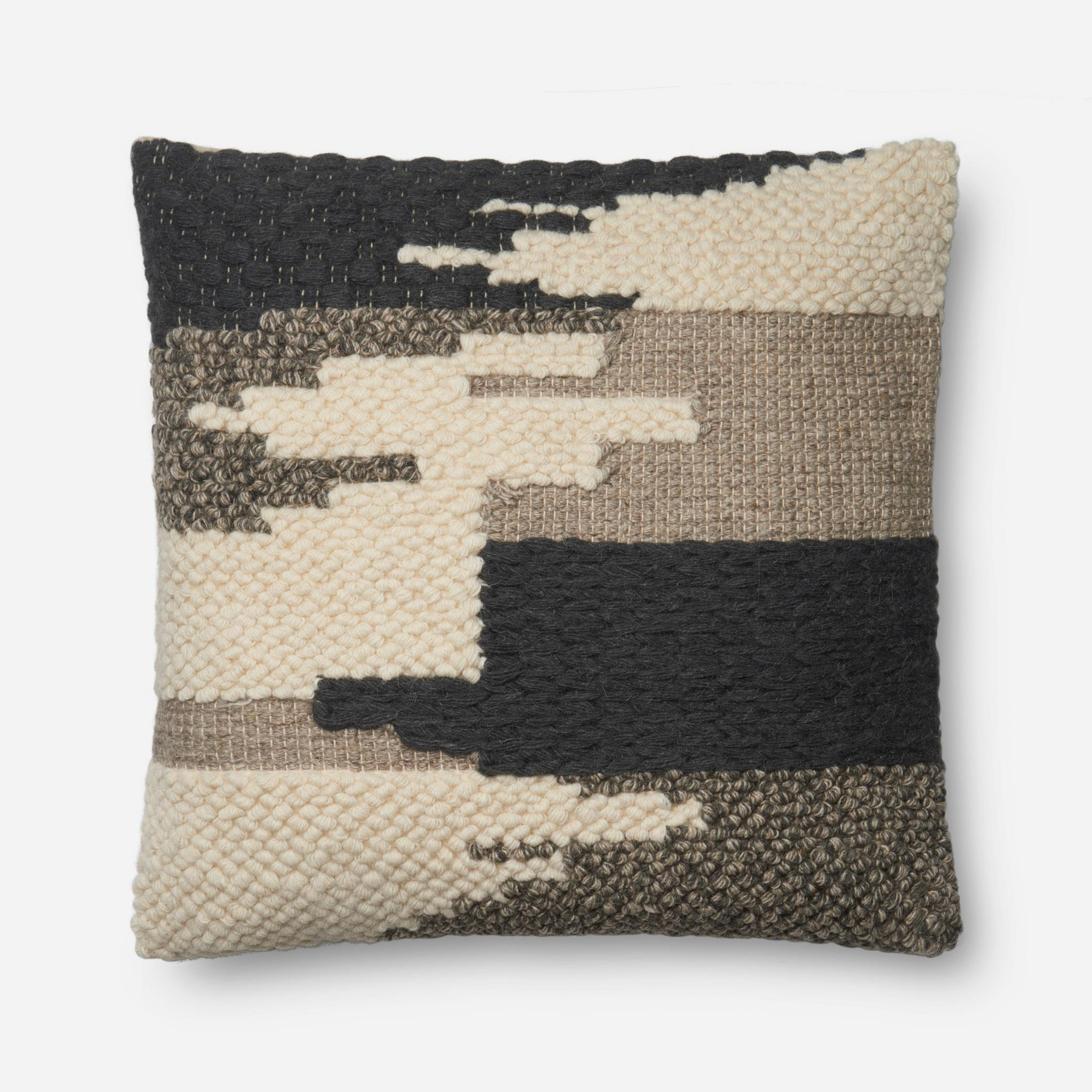 PILLOWS - BLACK - Magnolia Home by Joana Gaines Crafted by Loloi Rugs