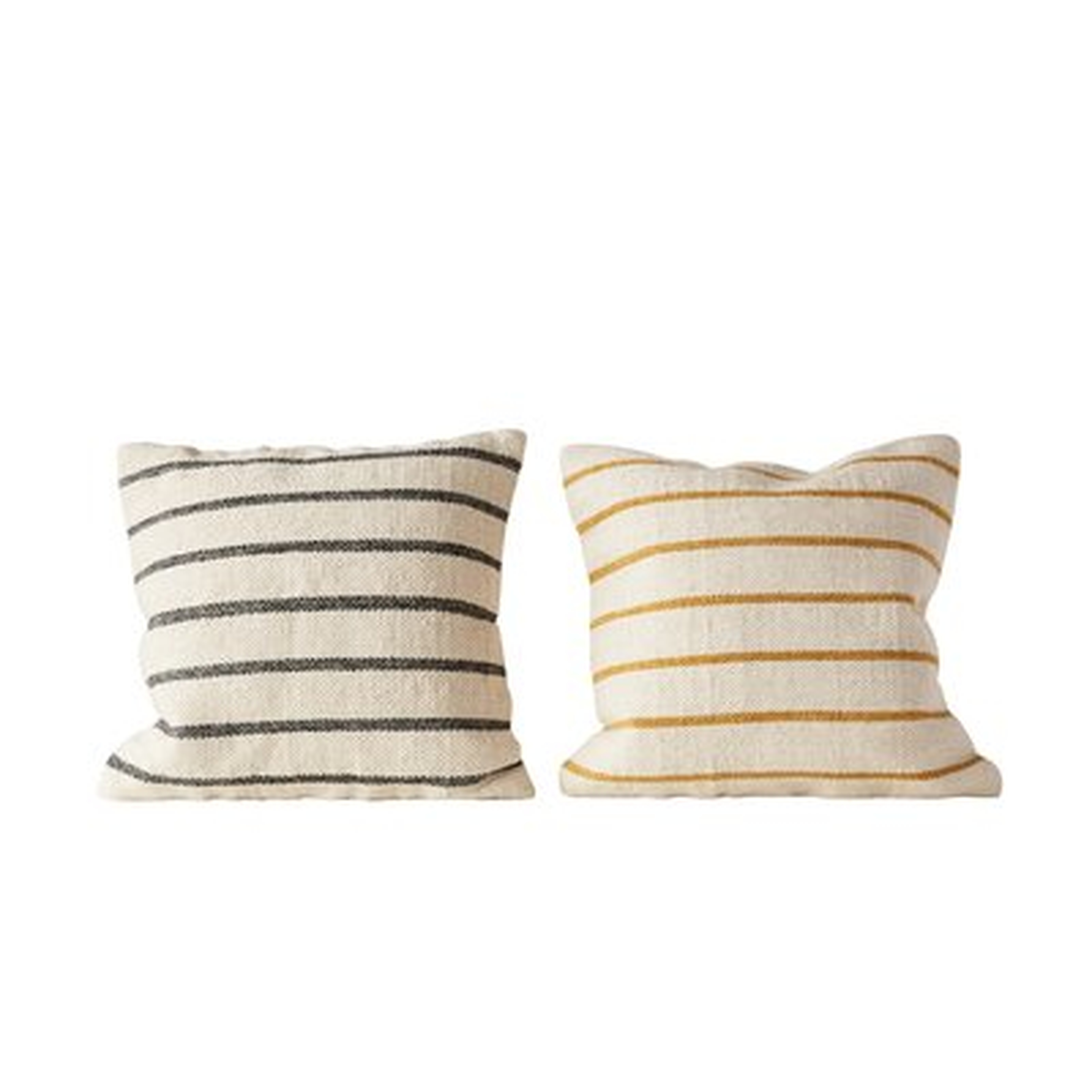 Balic Striped Wool Throw Pillow - Birch Lane