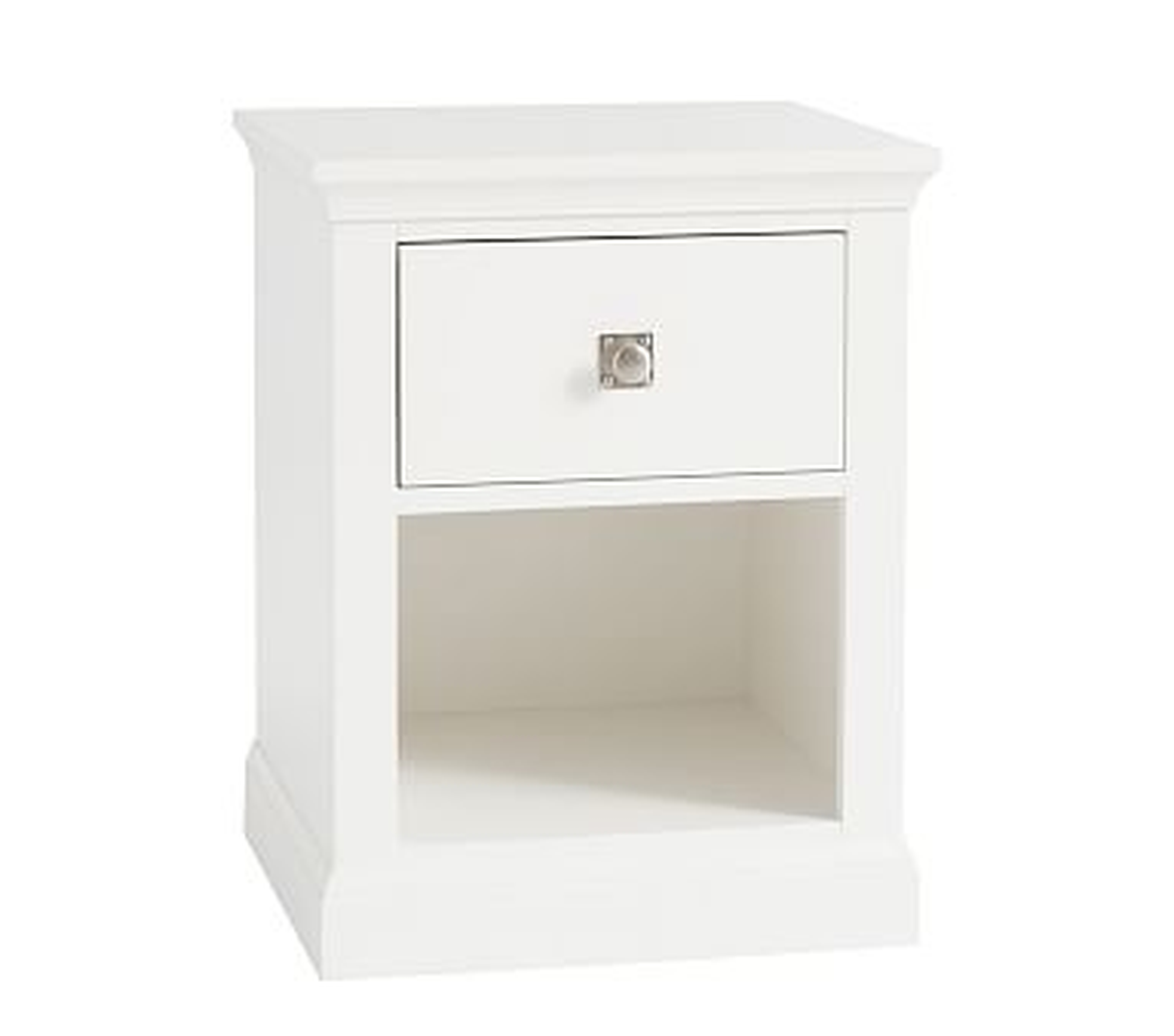Charlie Nightstand, Simply White, Standard UPS Delivery - Pottery Barn Kids