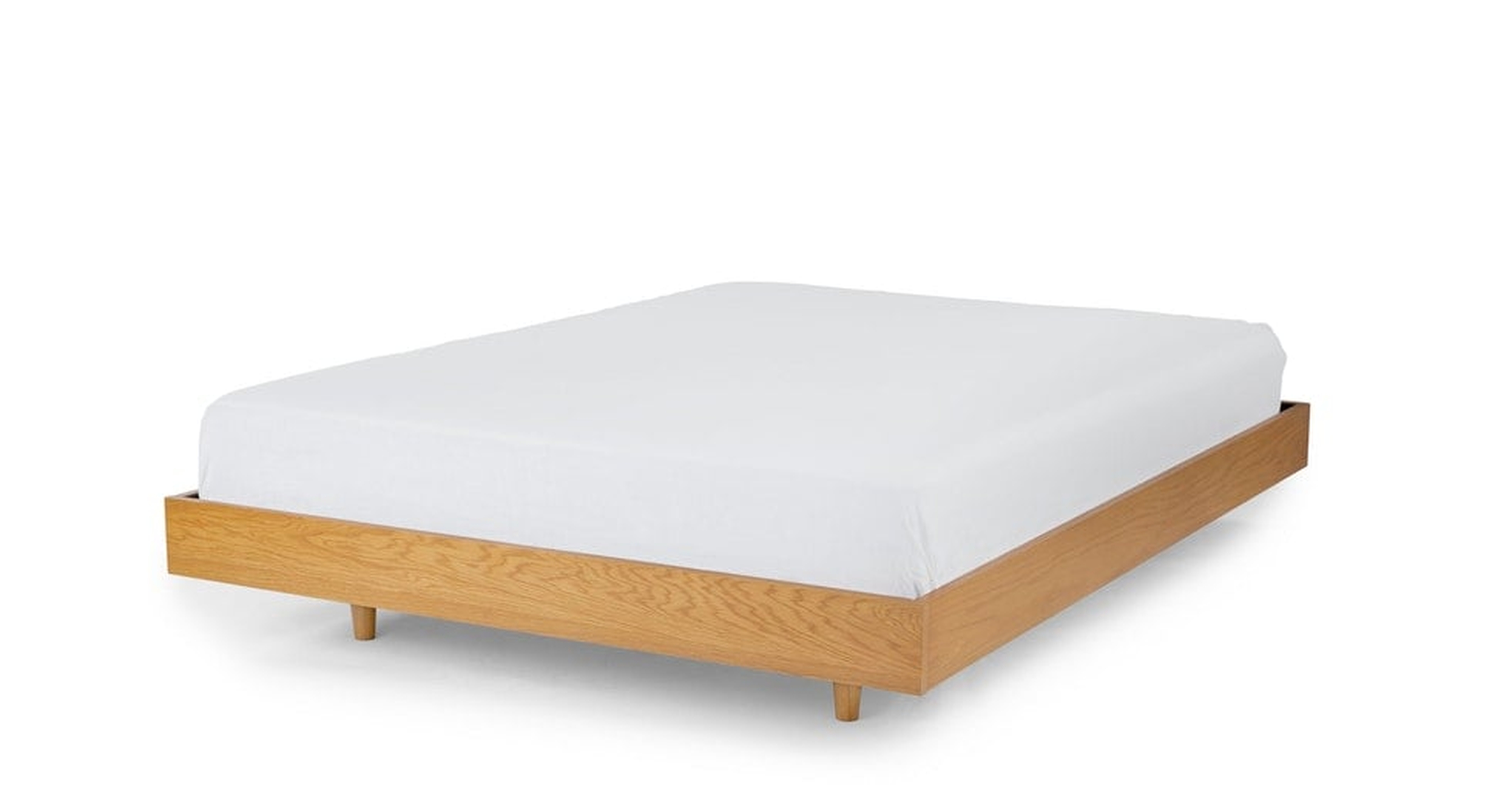 Basi Oak Queen Bed Frame - Article