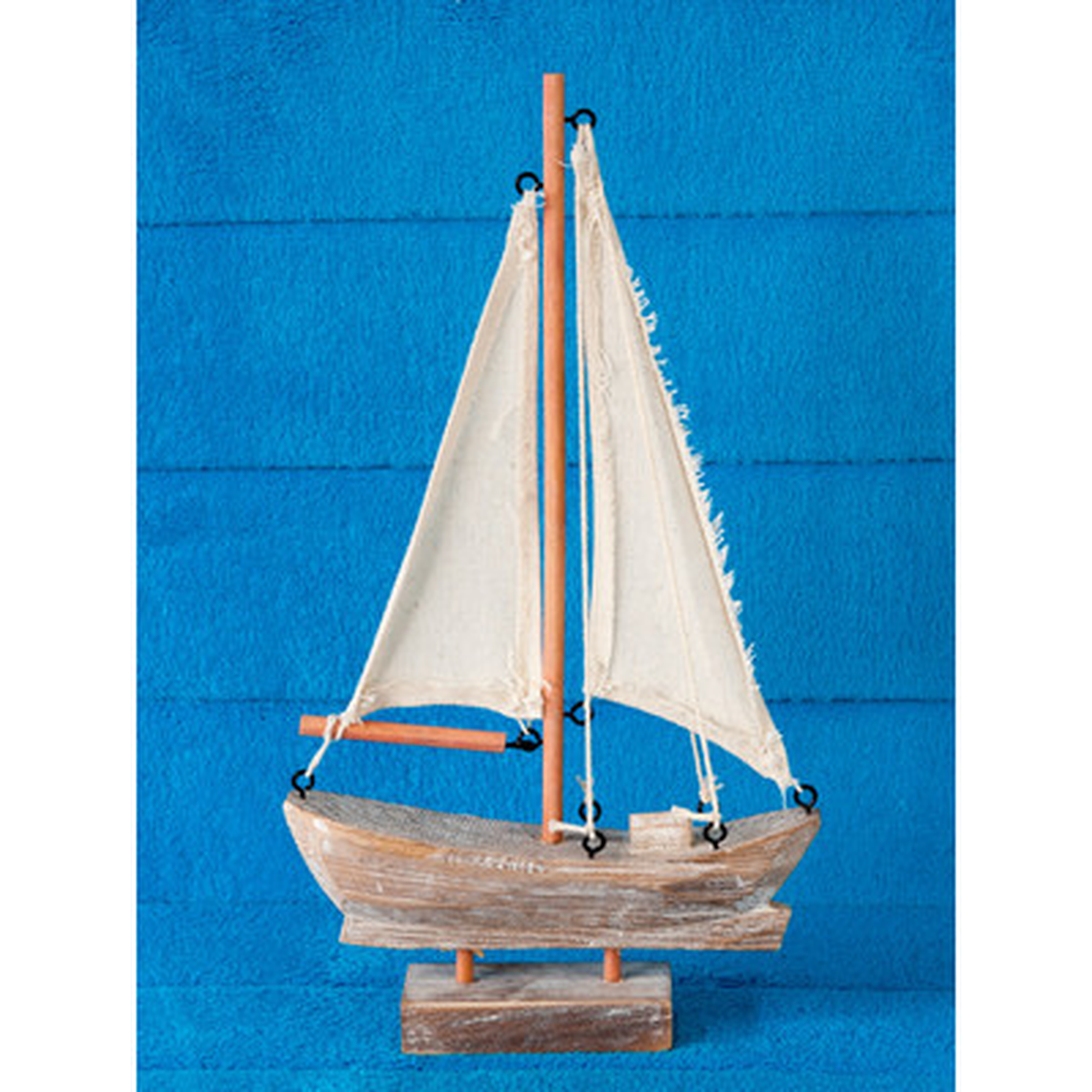 Alvy Handcrafted Nautical Wooden Sail Boat - Wayfair