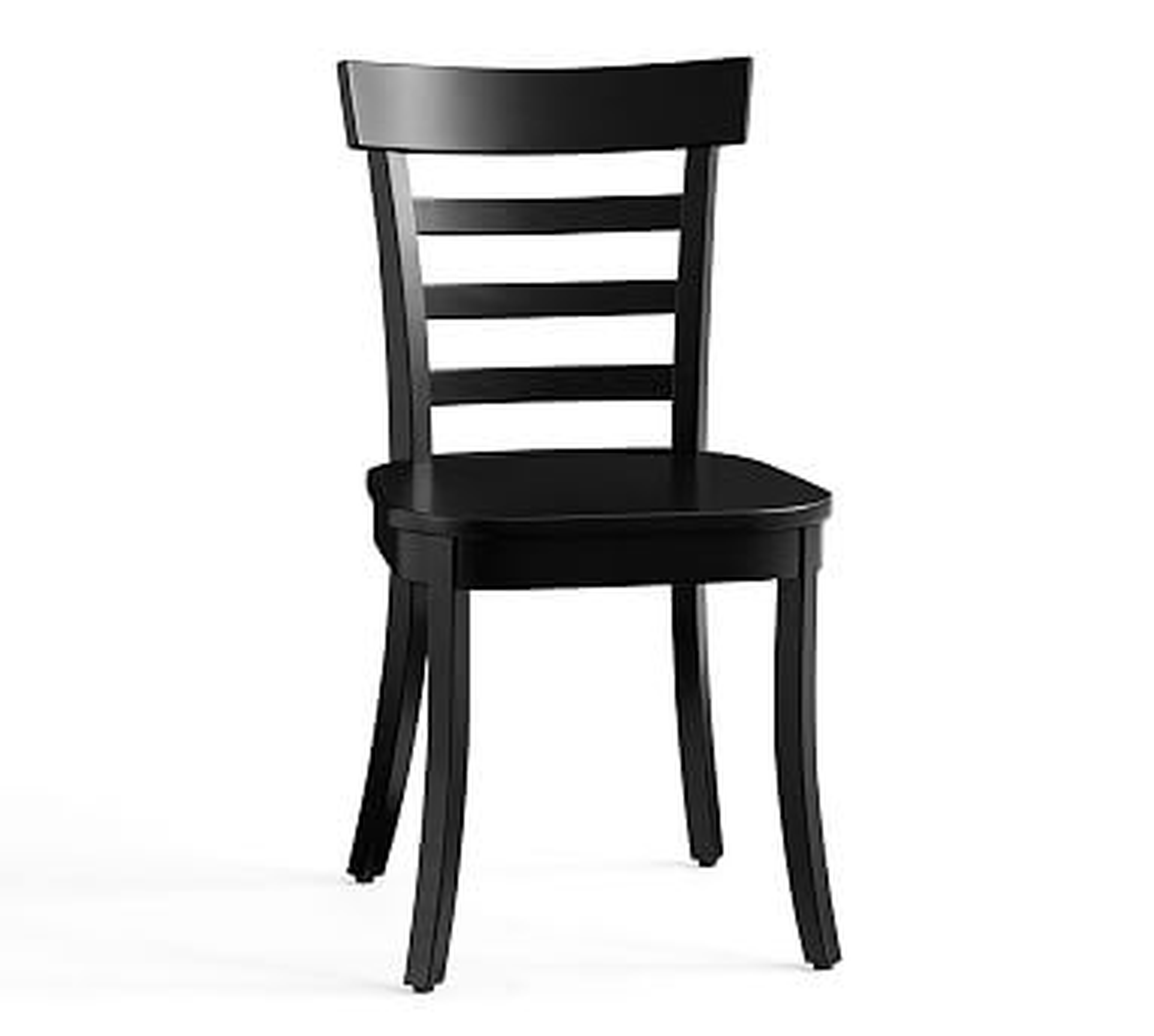Liam Dining Side Chair, Black - Pottery Barn