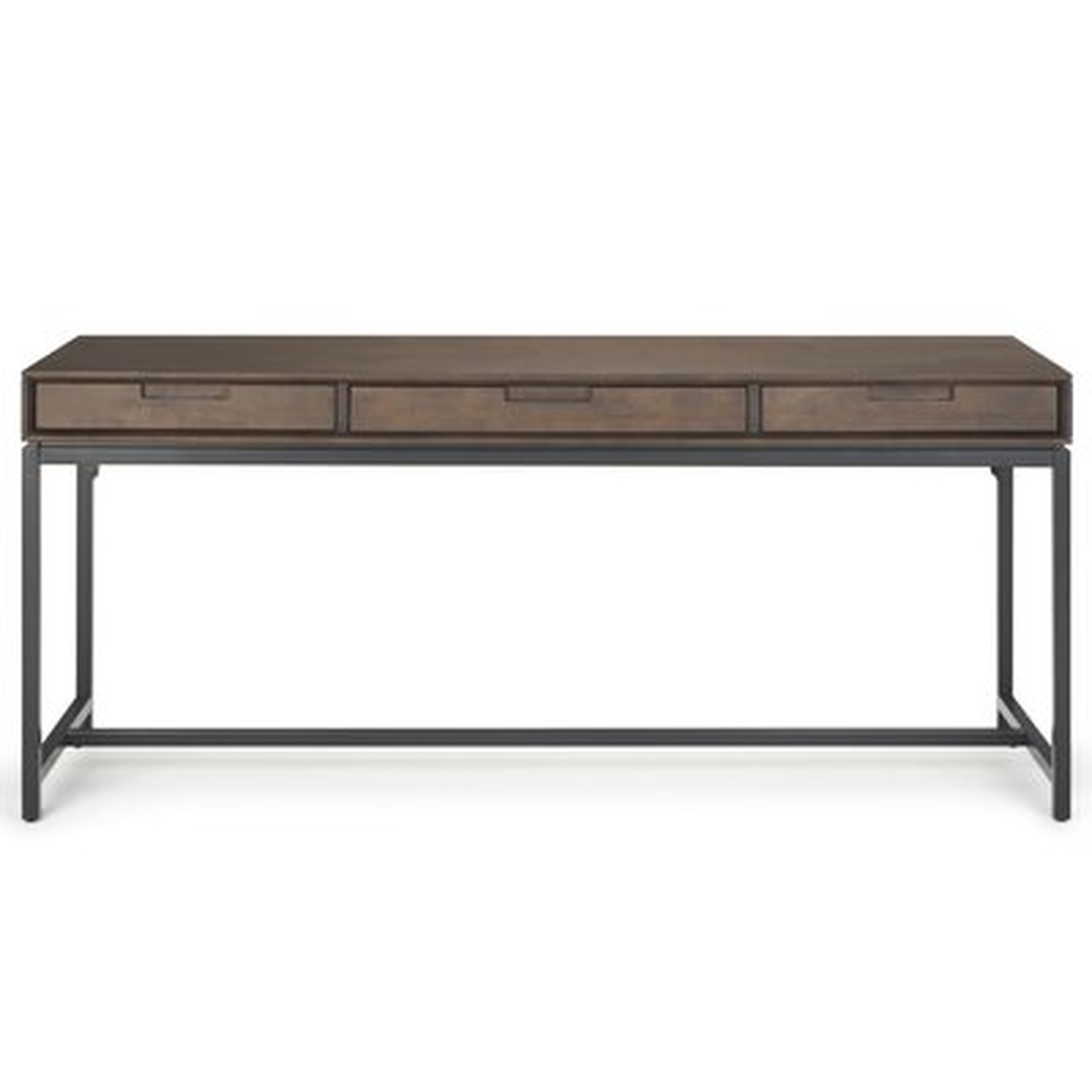 Bak Wide Solid Wood Desk - Wayfair
