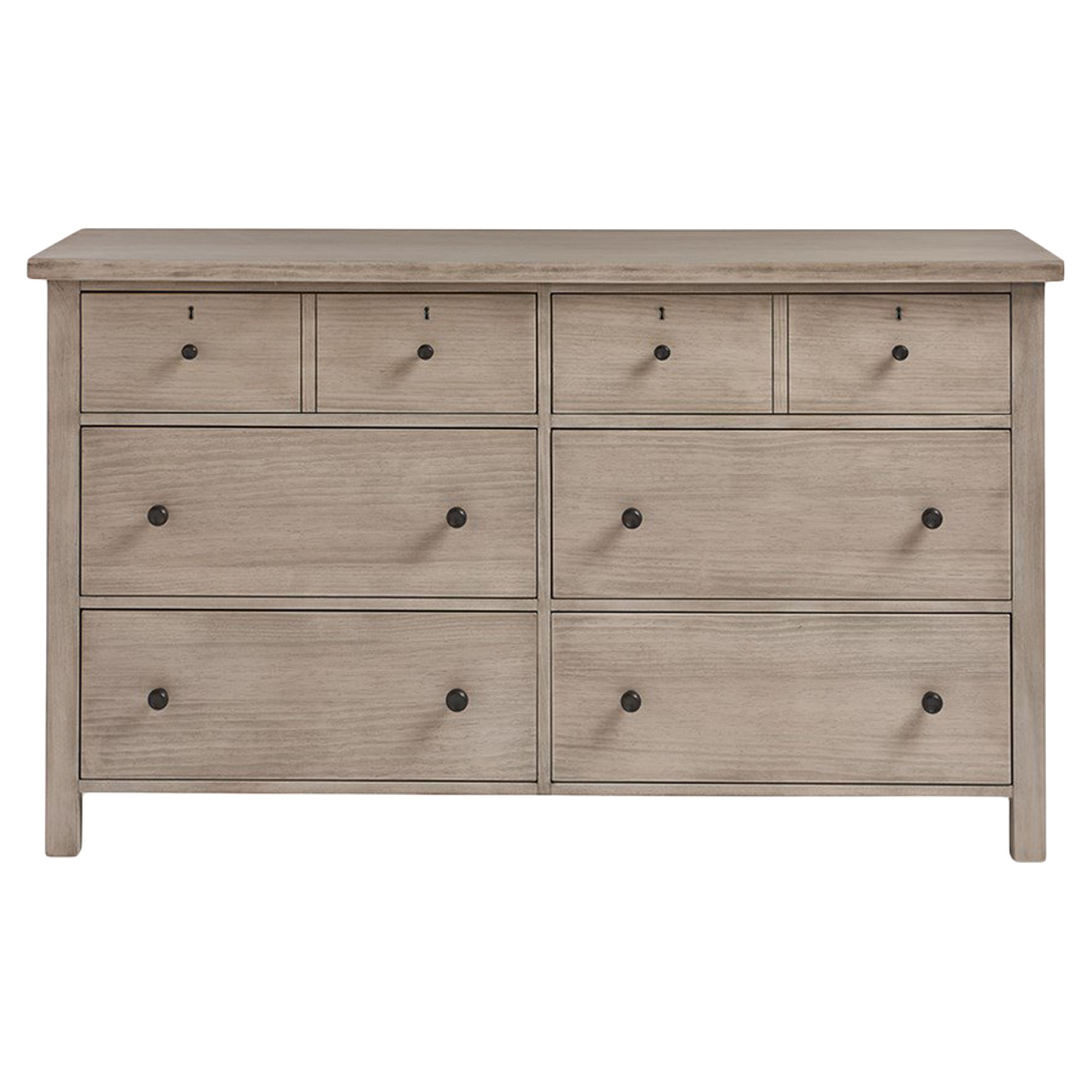 Luther Modern Classic Brown 6 Drawers Dresser - Kathy Kuo Home