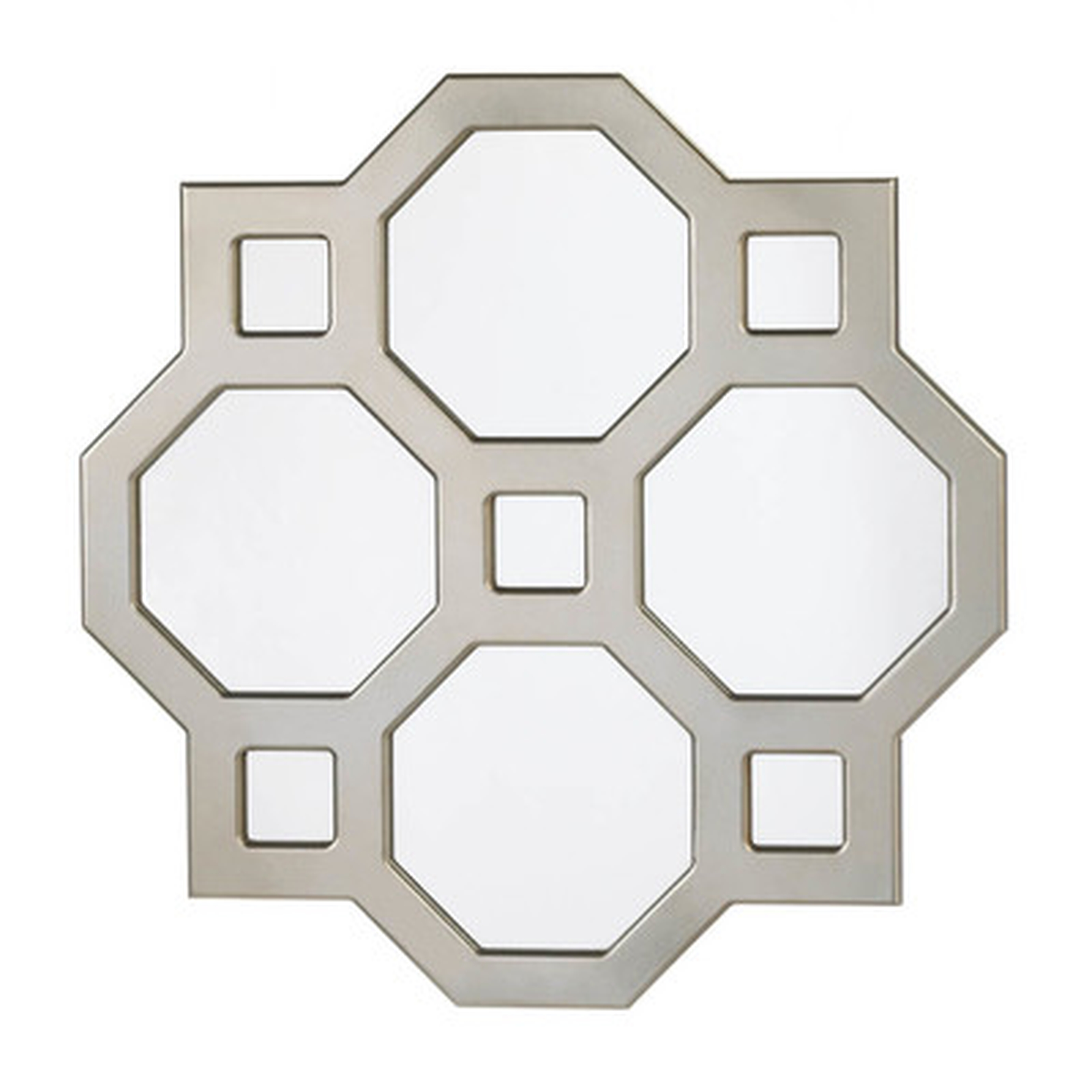 Geometric Decorative Wall Mirror - Wayfair