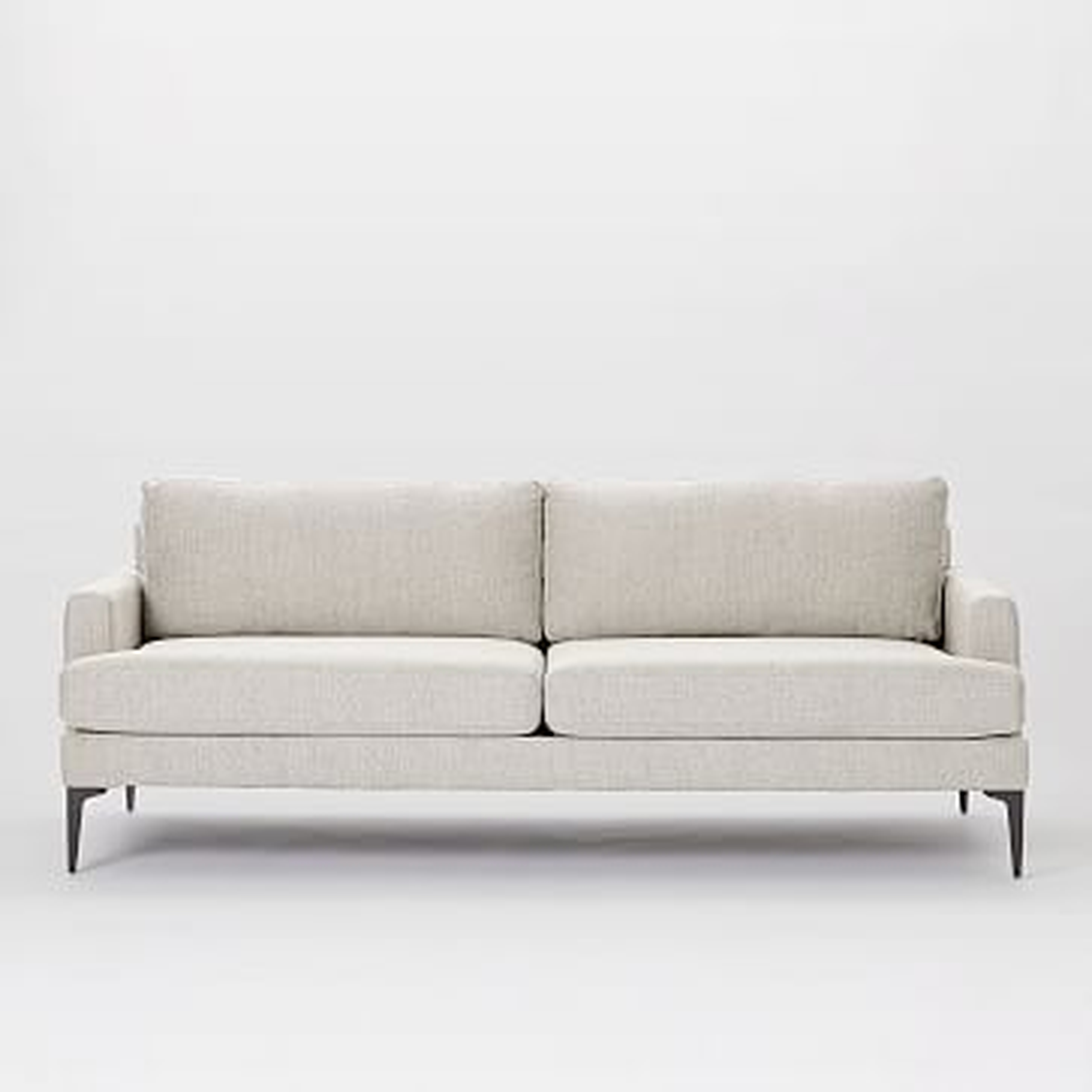 Andes Grand Sofa, Eco Weave, Oyster, Dark Pewter - West Elm