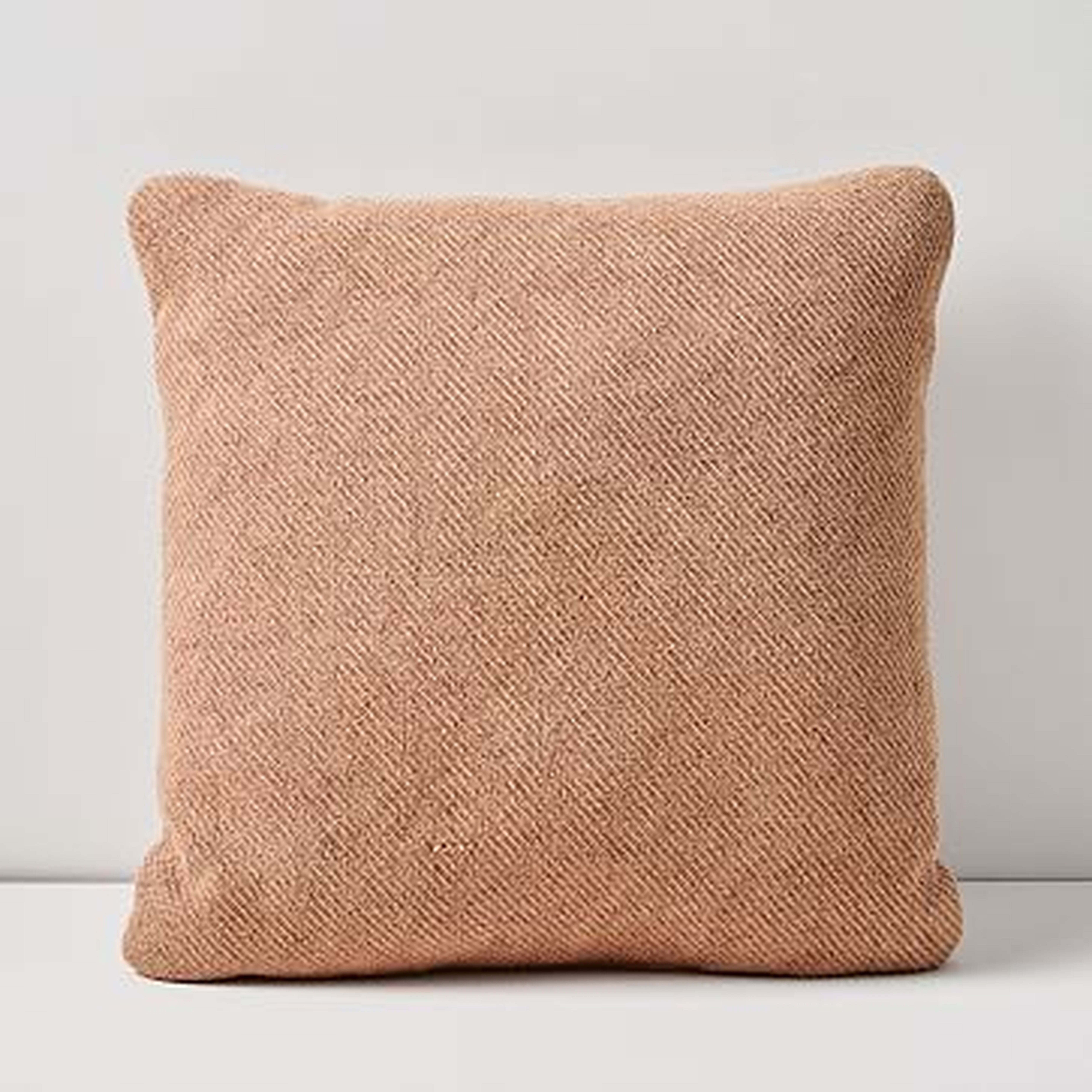 Outdoor Garment Washed Pillow, 20"x20", Dark Sunstone - West Elm