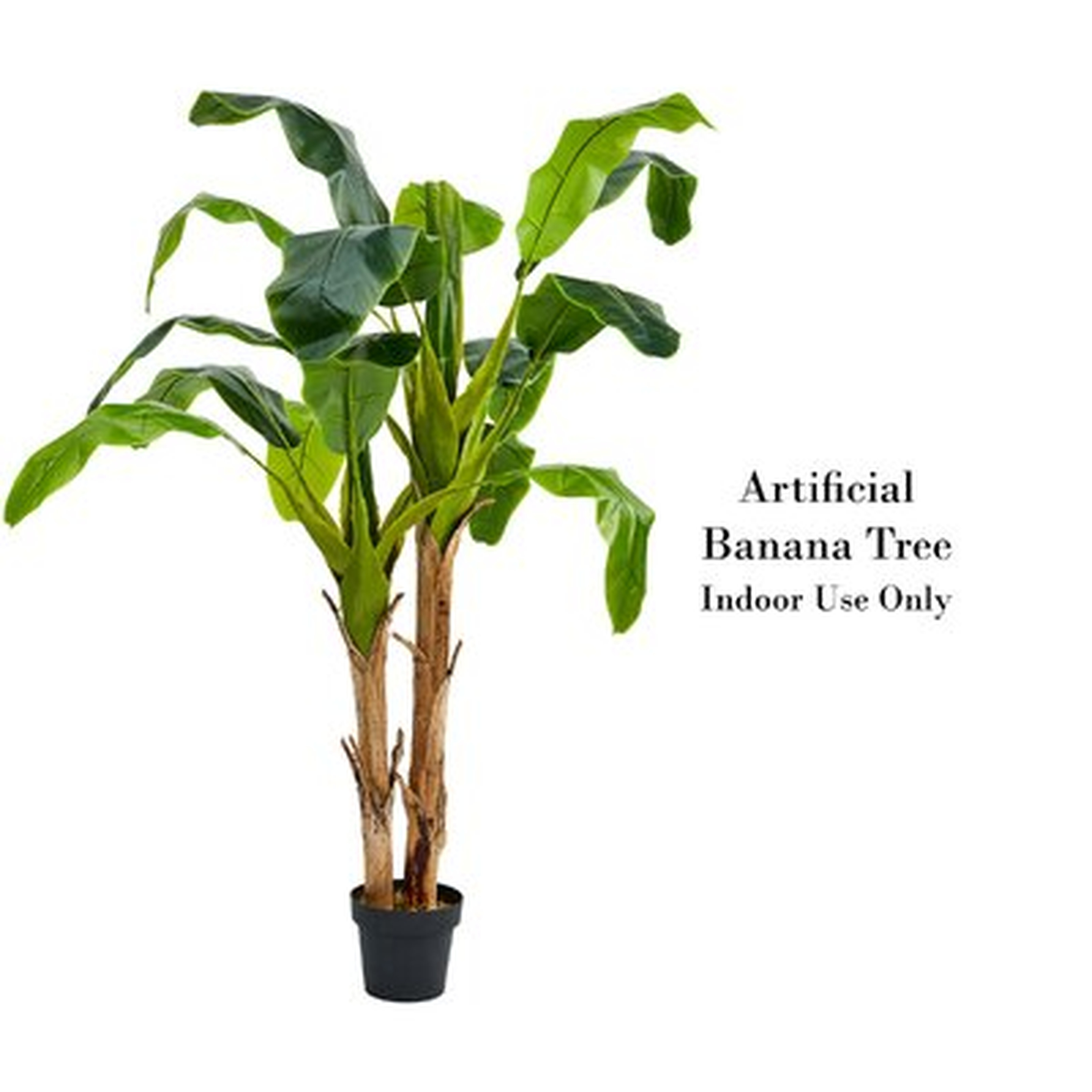 Artificial Banana Leaf Tree in Pot - Wayfair
