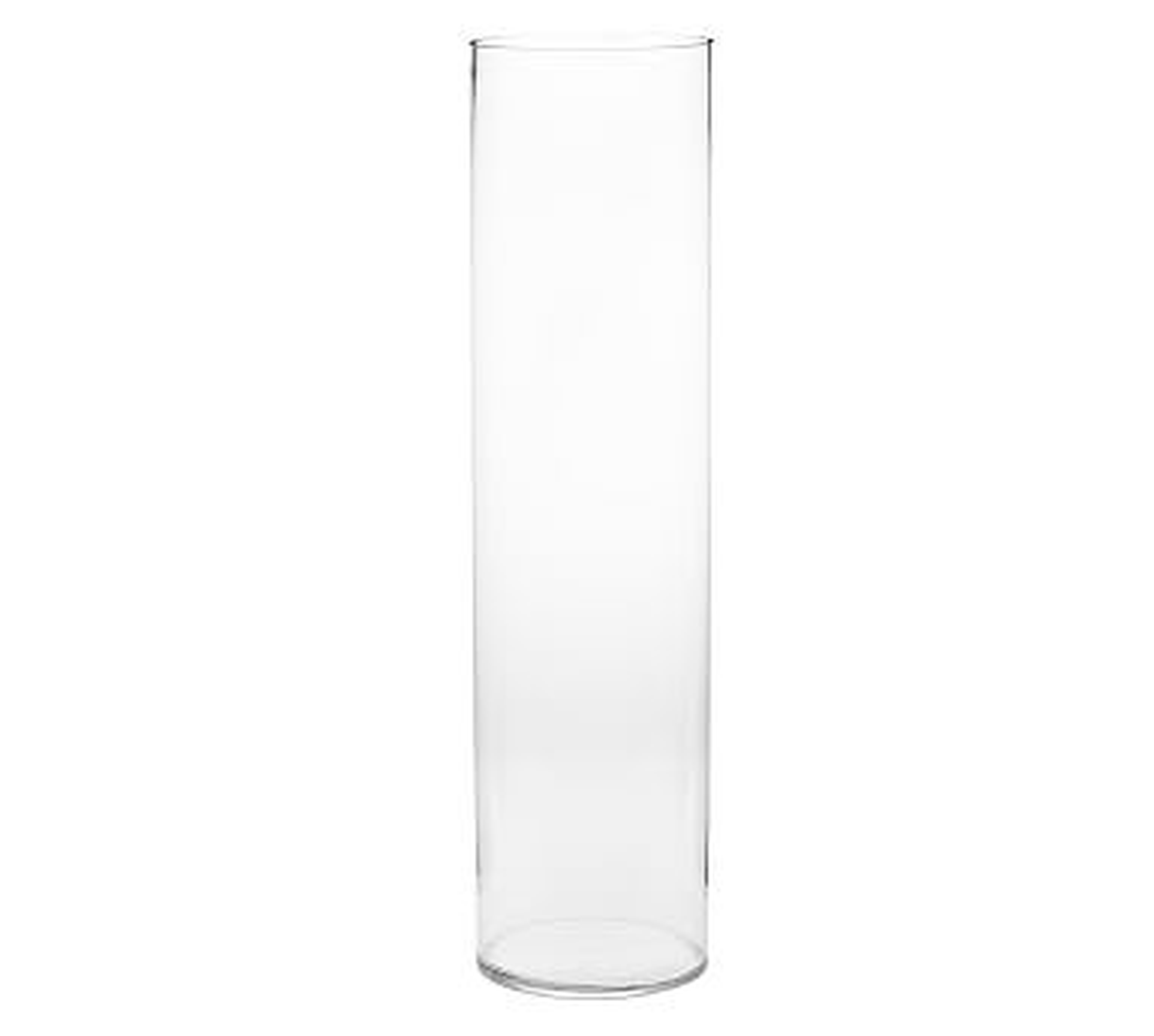 Aegean Clear Glass Tall Vase, XX-Large, 7"D x 19"H - Pottery Barn