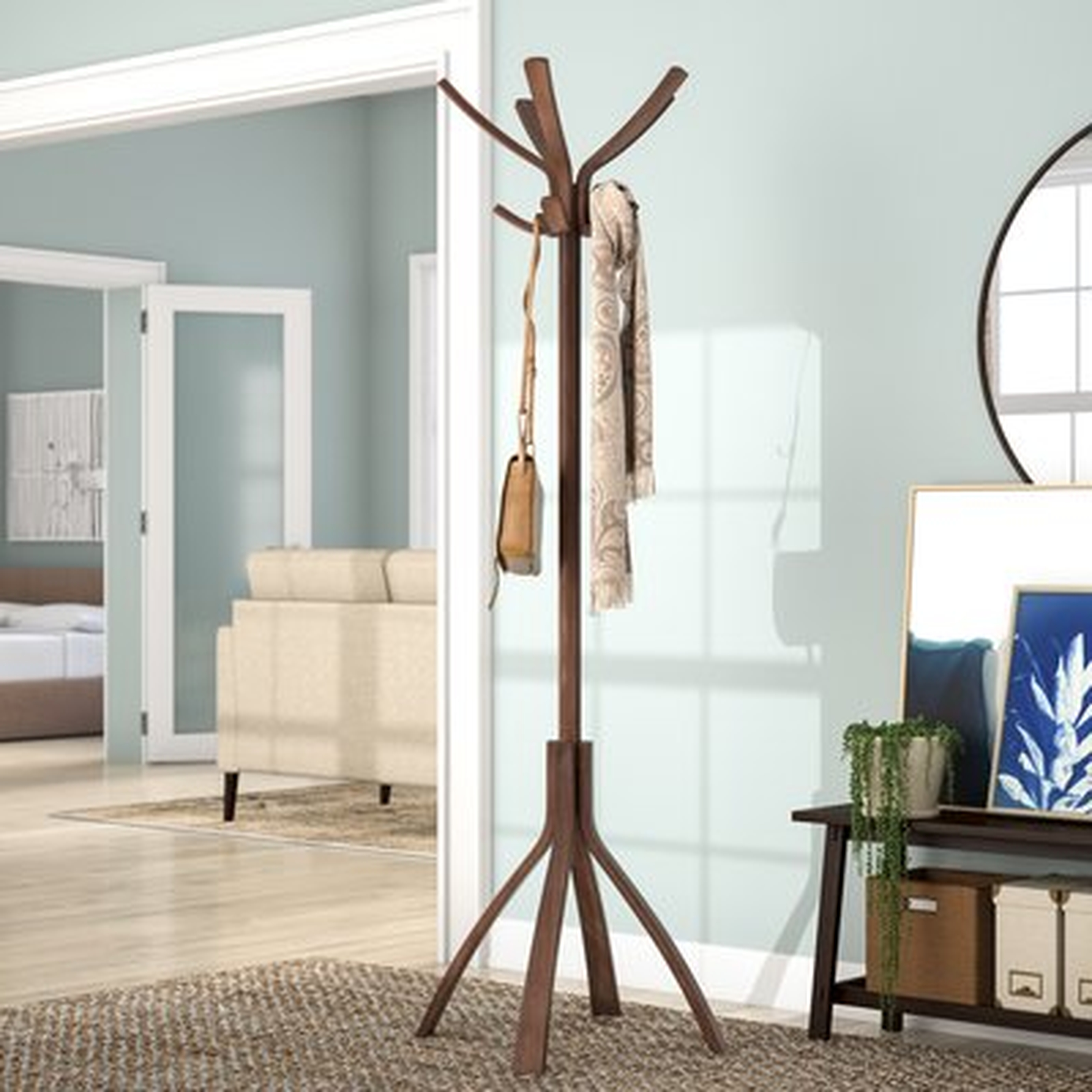 Casteel Coat Stand with 10 Pegs - AllModern