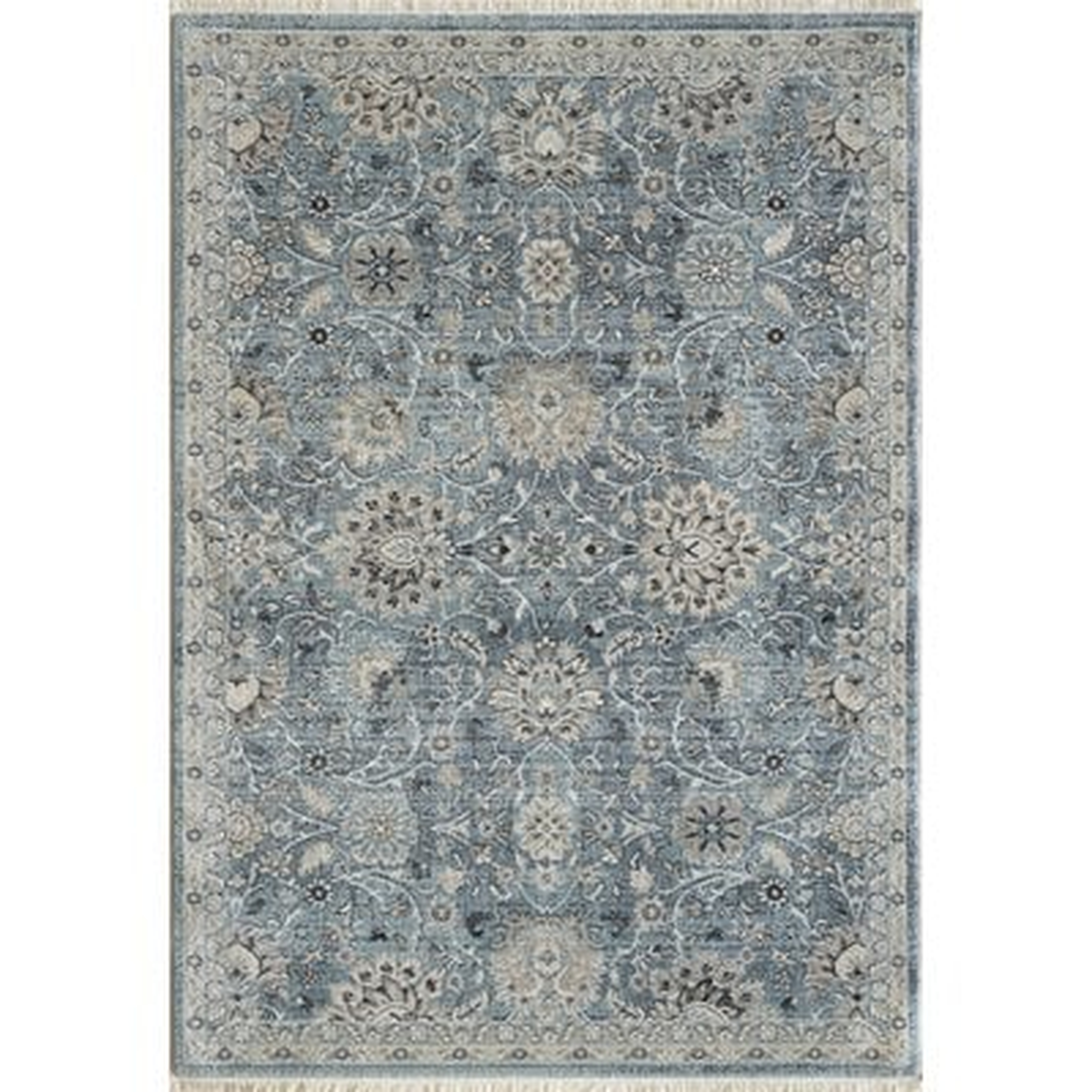 Omarion Light Blue Area Rug - Wayfair
