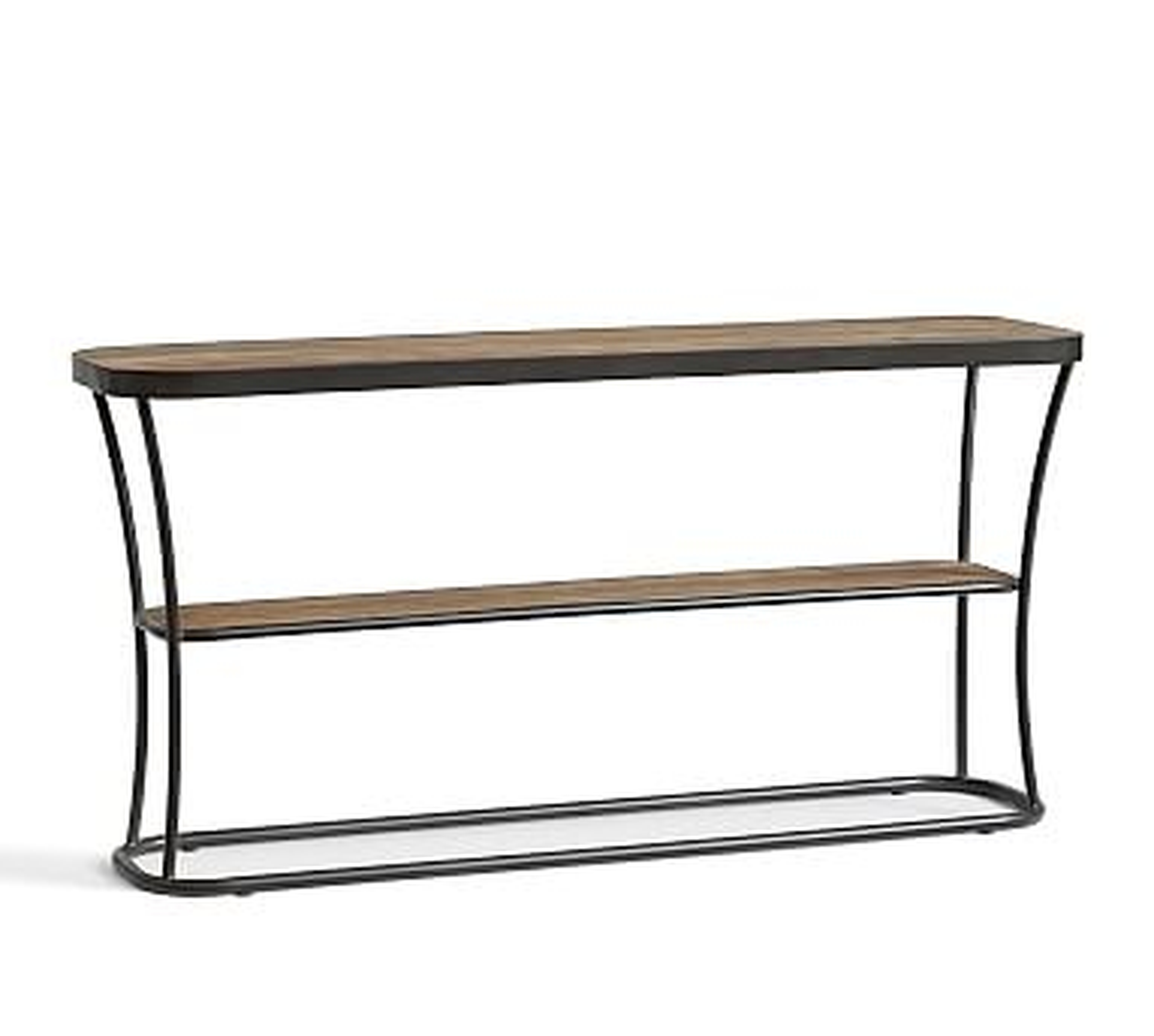 Bartlett Metal & Reclaimed Wood Console Table - Pottery Barn