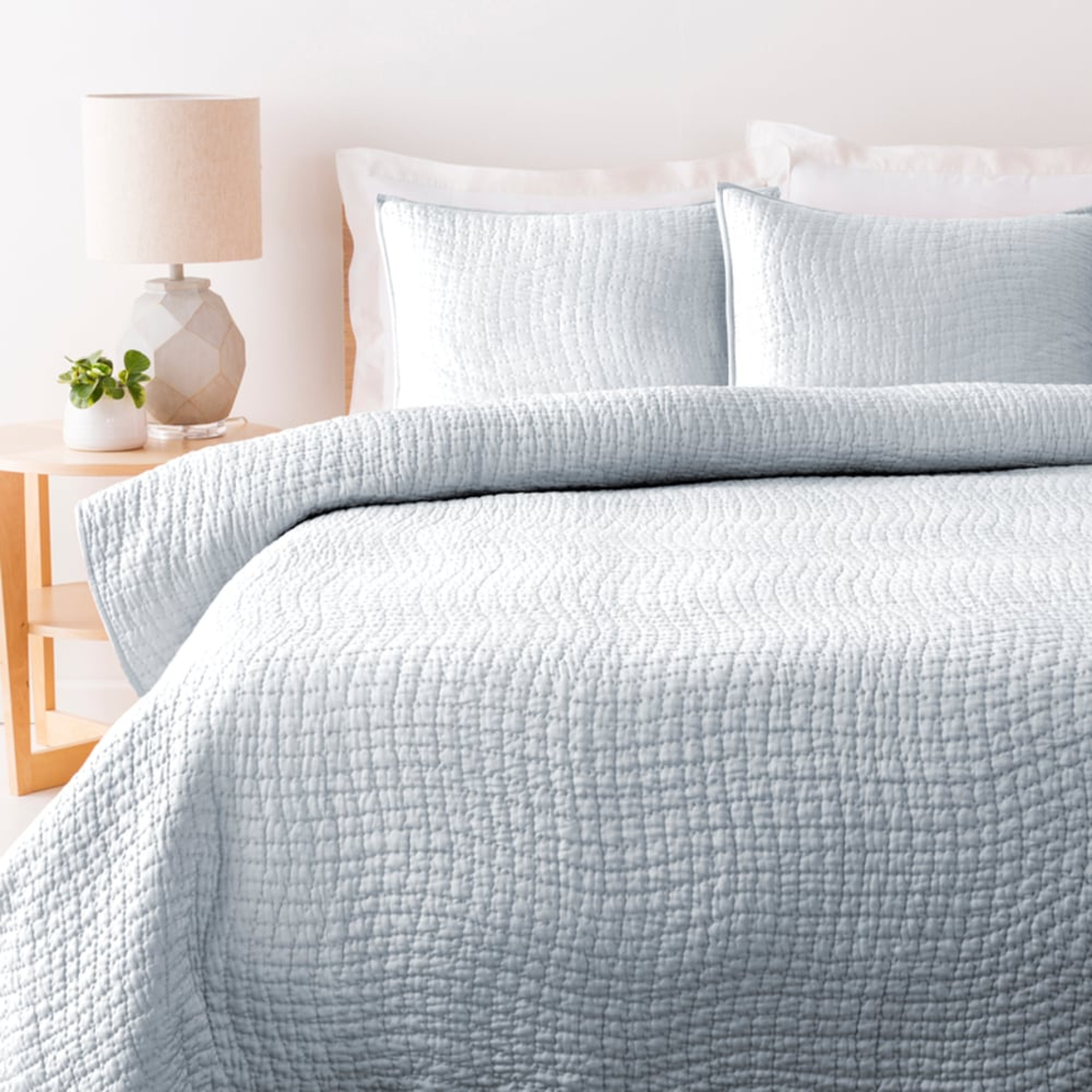 Albany ALB-2011 68"W x 86"L; 26"W x 20"L Quilt - Surya
