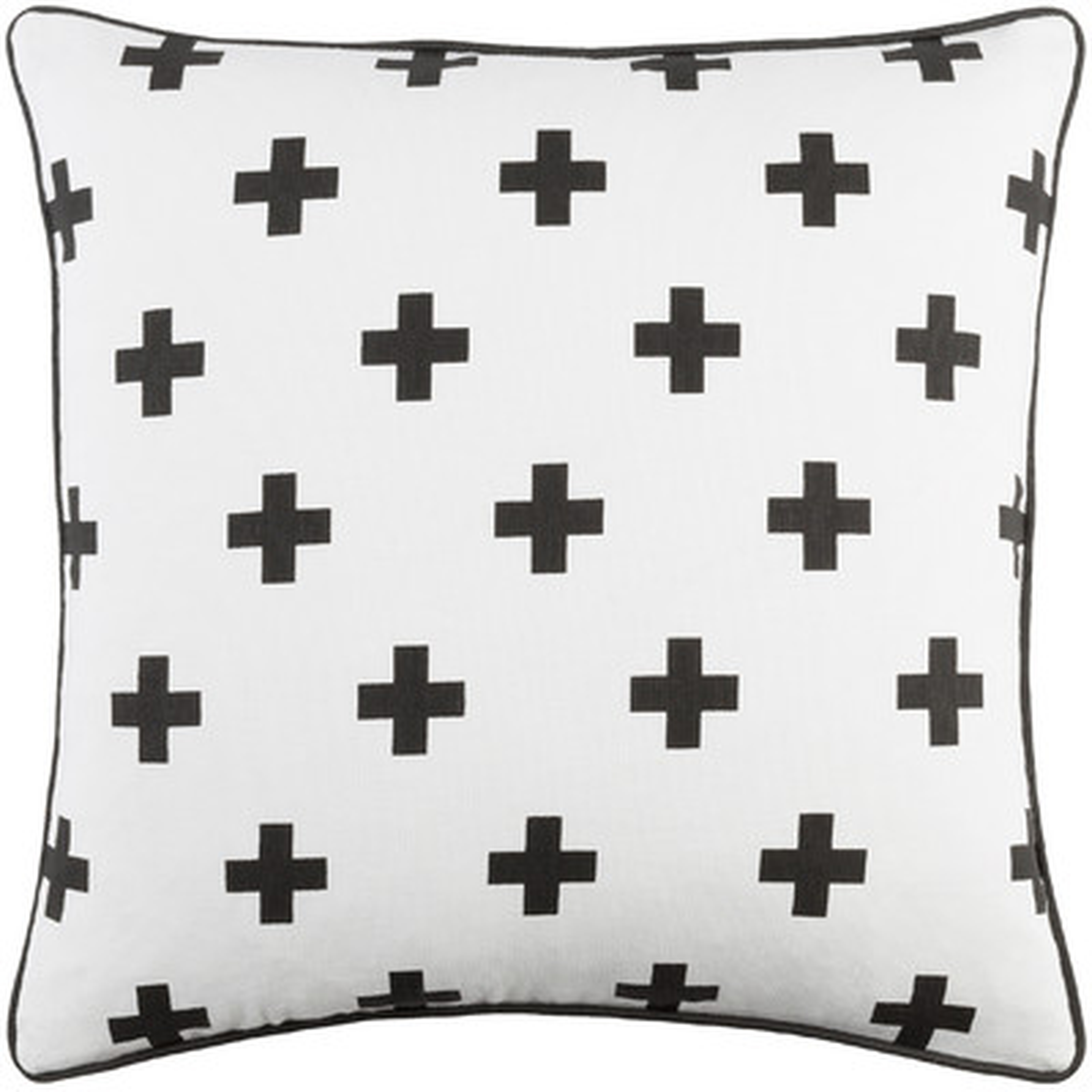 Antonia Contemporary Square Cotton Throw Pillow - Wayfair
