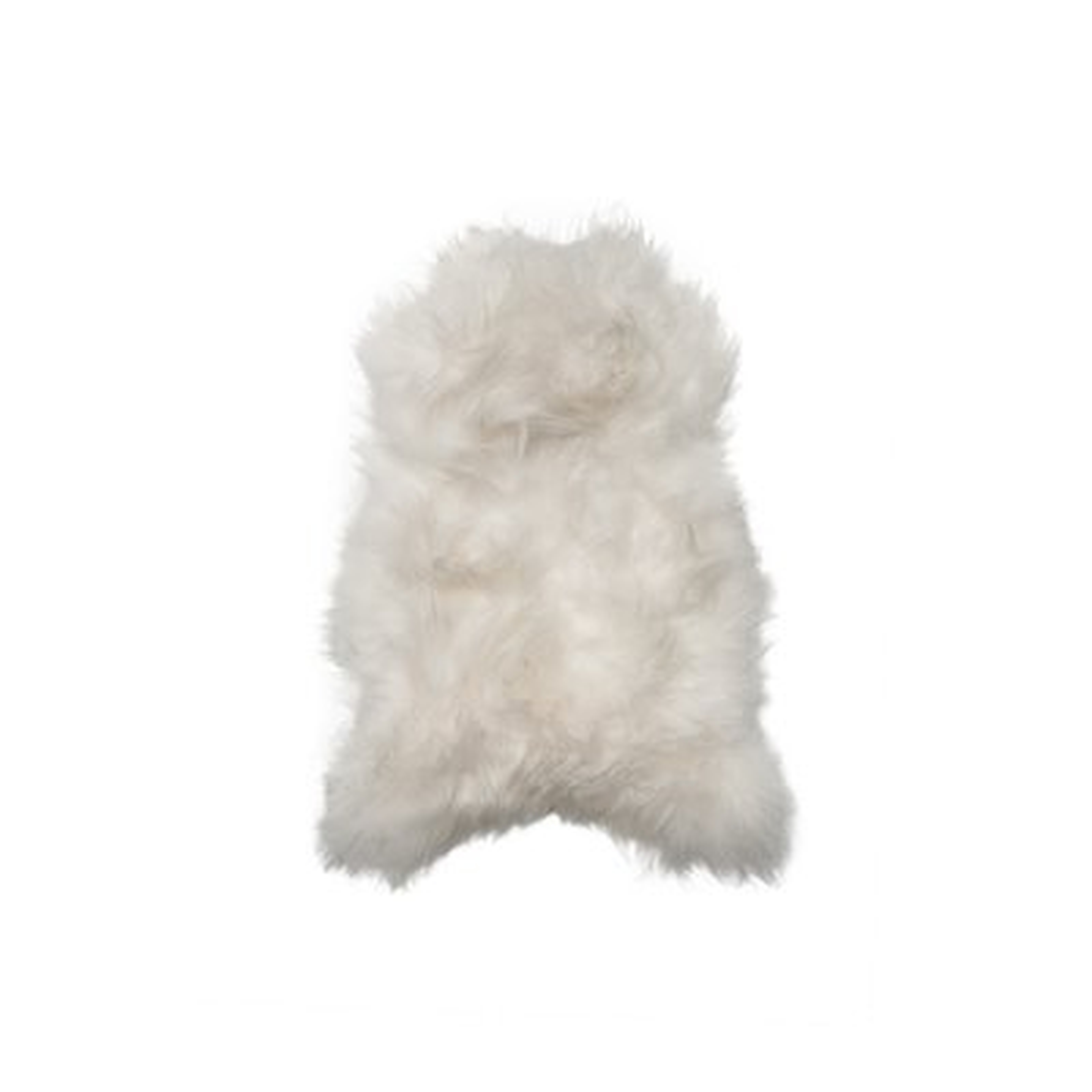 Hansley Long-Haired Hand-Woven Sheepskin White Area Rug - Wayfair