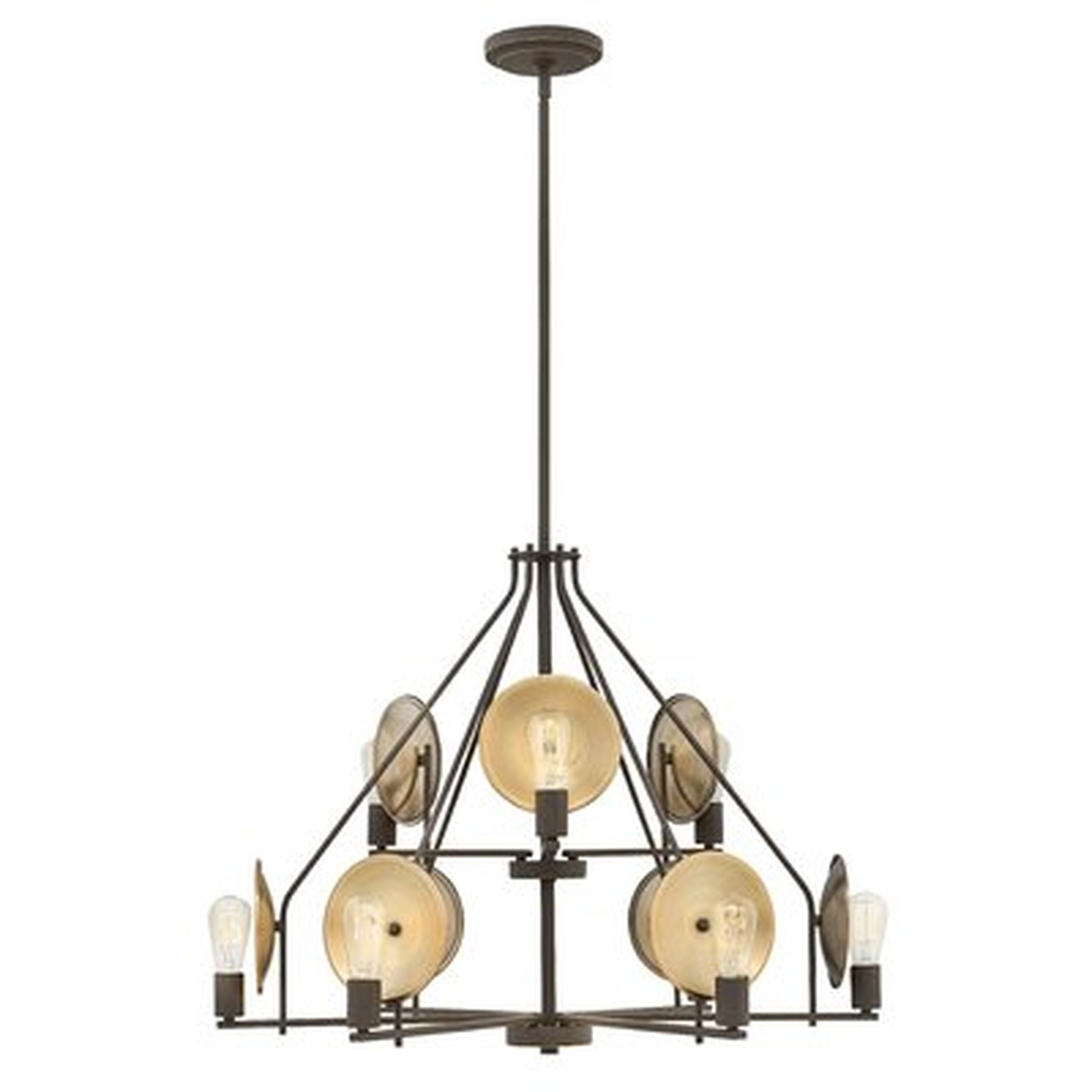 Anspach 9-Light Candle Style Tiered Chandelier - AllModern