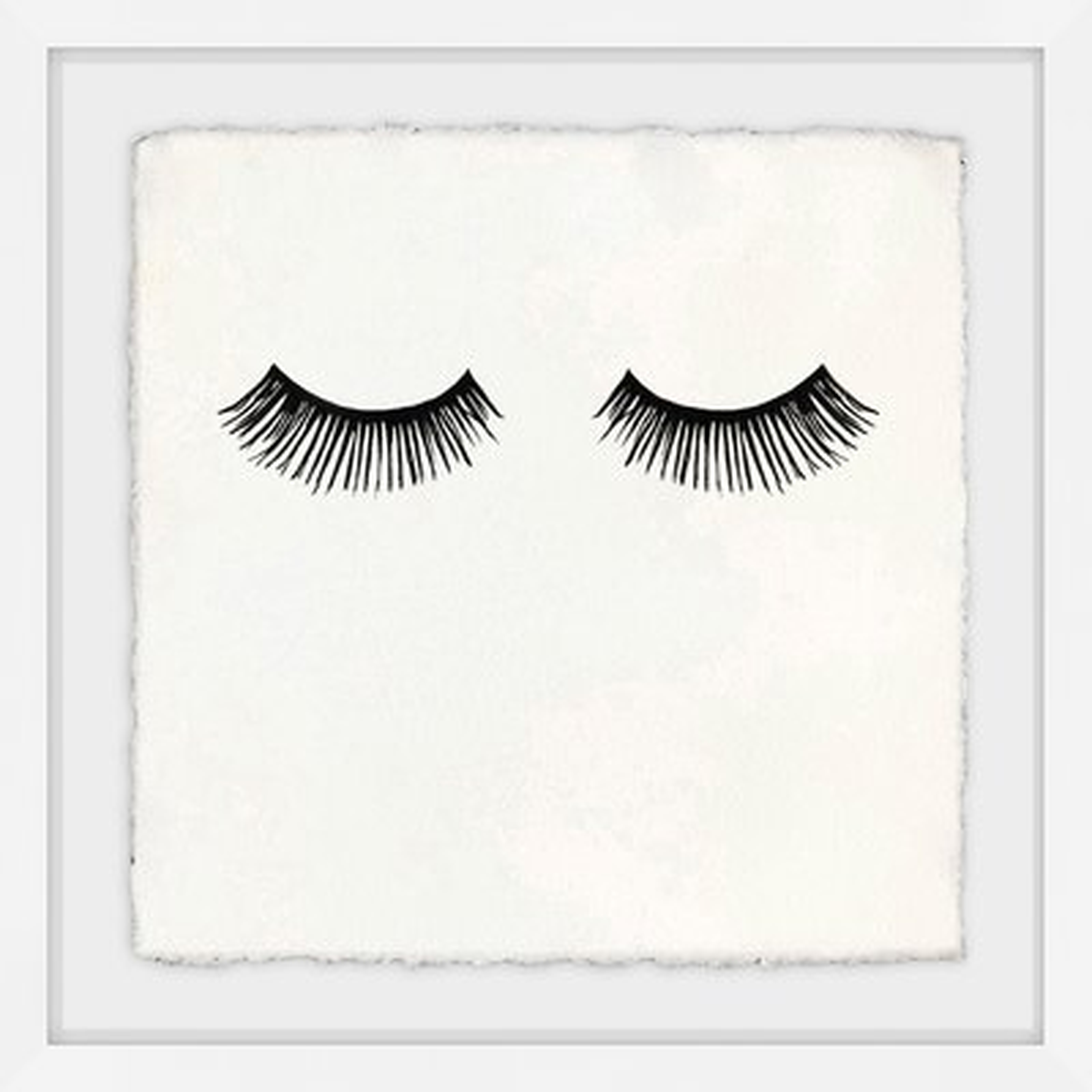 'Long Lashes' Framed Drawing Print - Wayfair