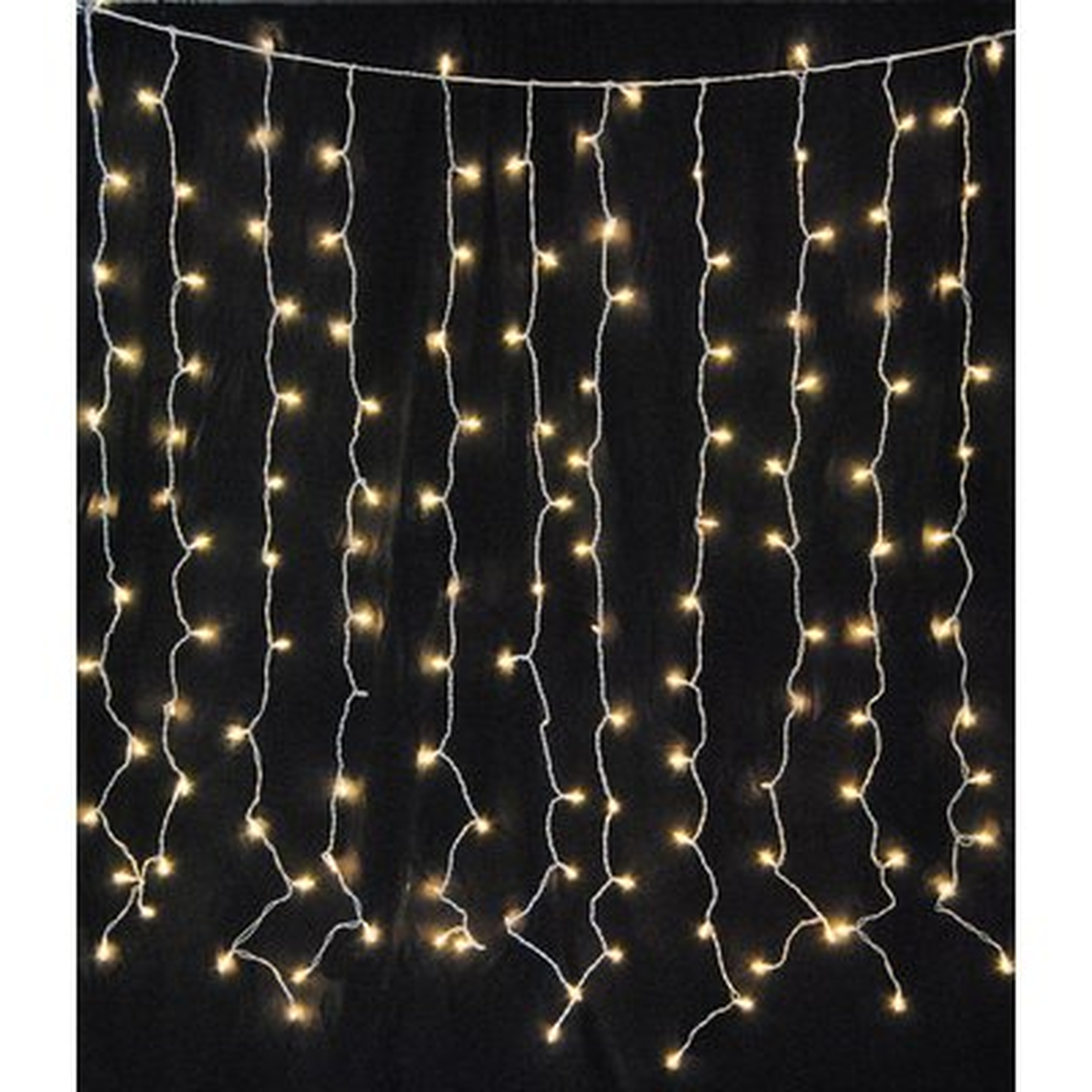 Caln 6' Outdoor 150 - Bulb Curtain String Light - AllModern