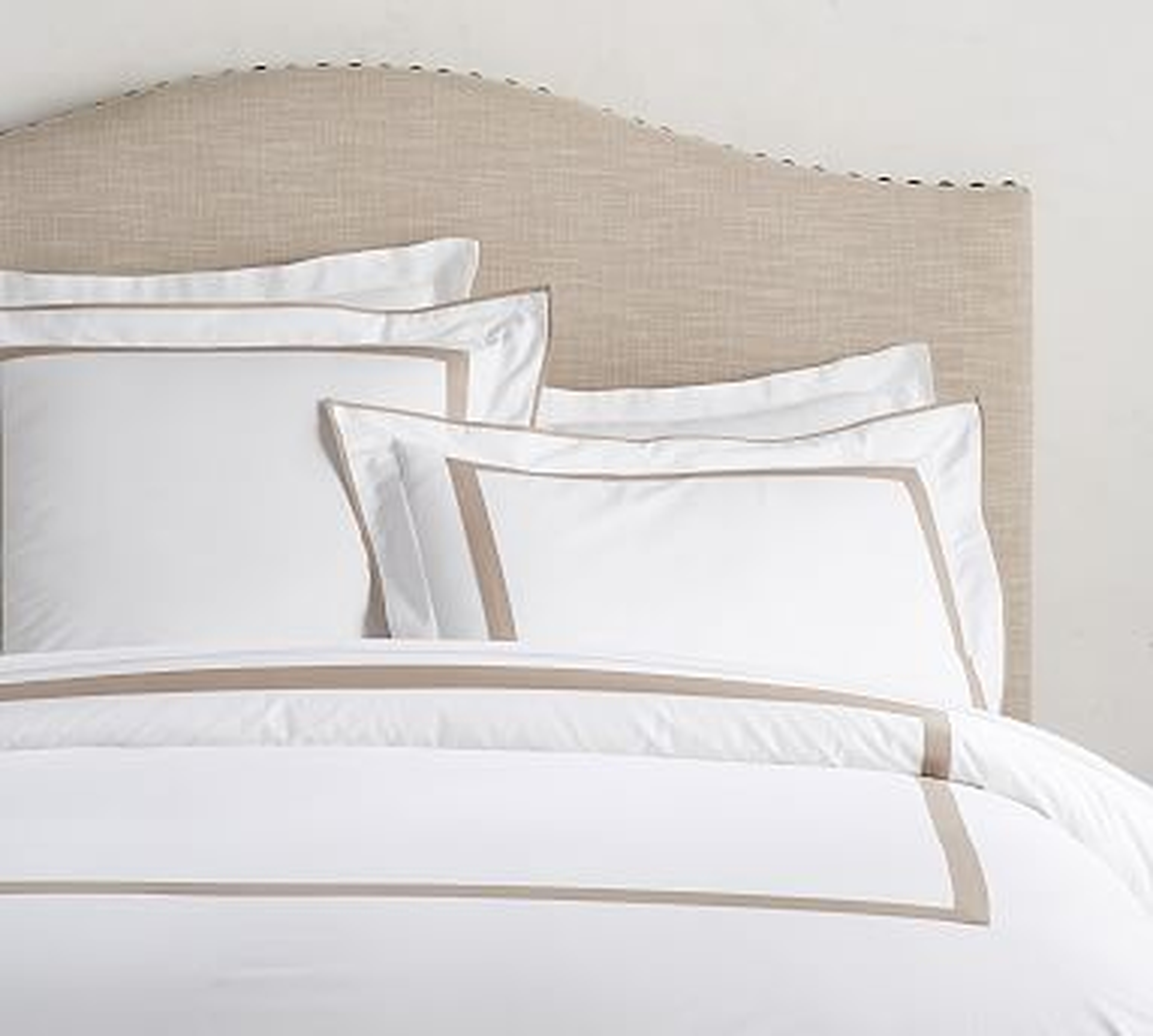 Morgan Organic Duvet Cover, Full/Queen, Simply Taupe - Pottery Barn