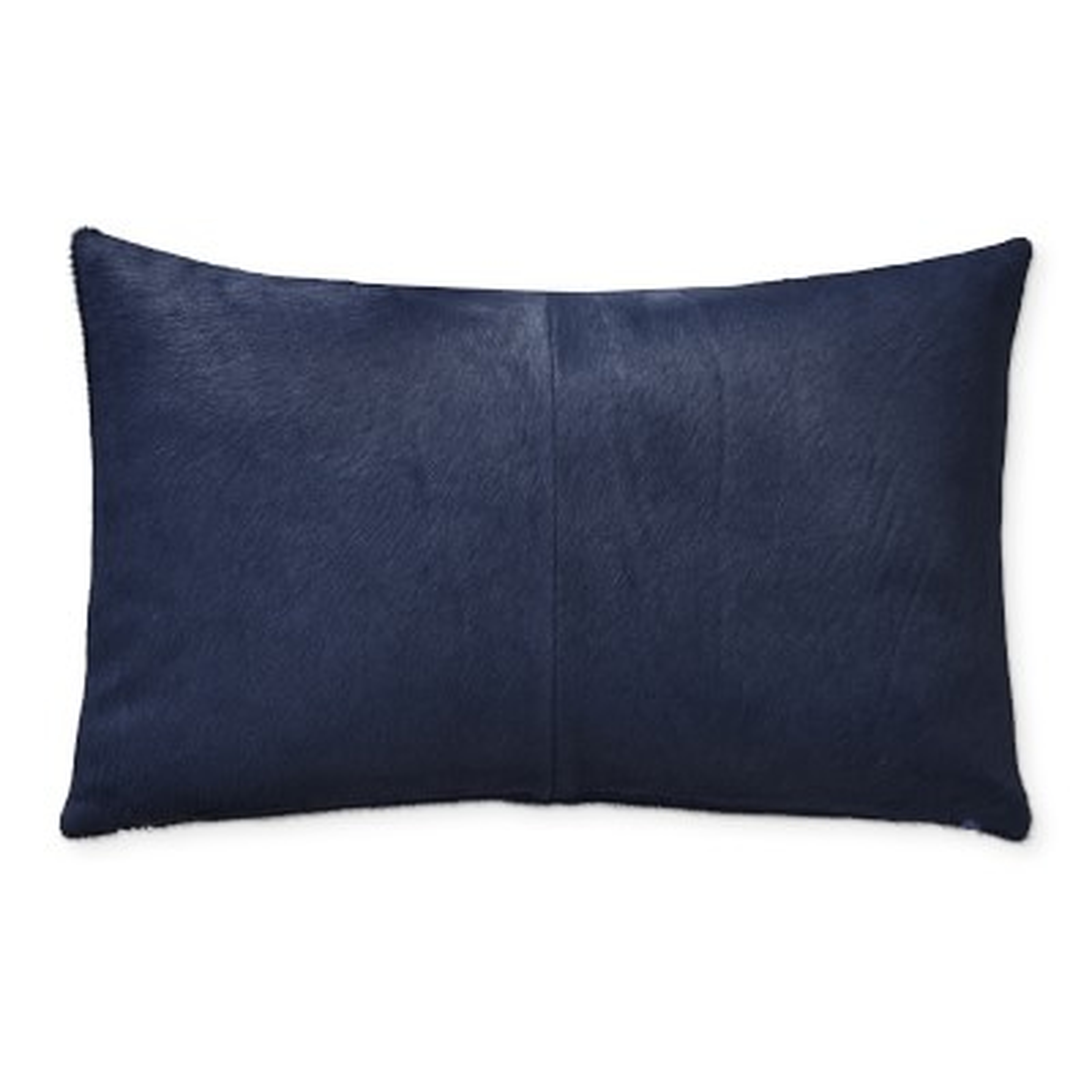 Solid Hide Pillow Cover, 14" X 22", Navy - Williams Sonoma