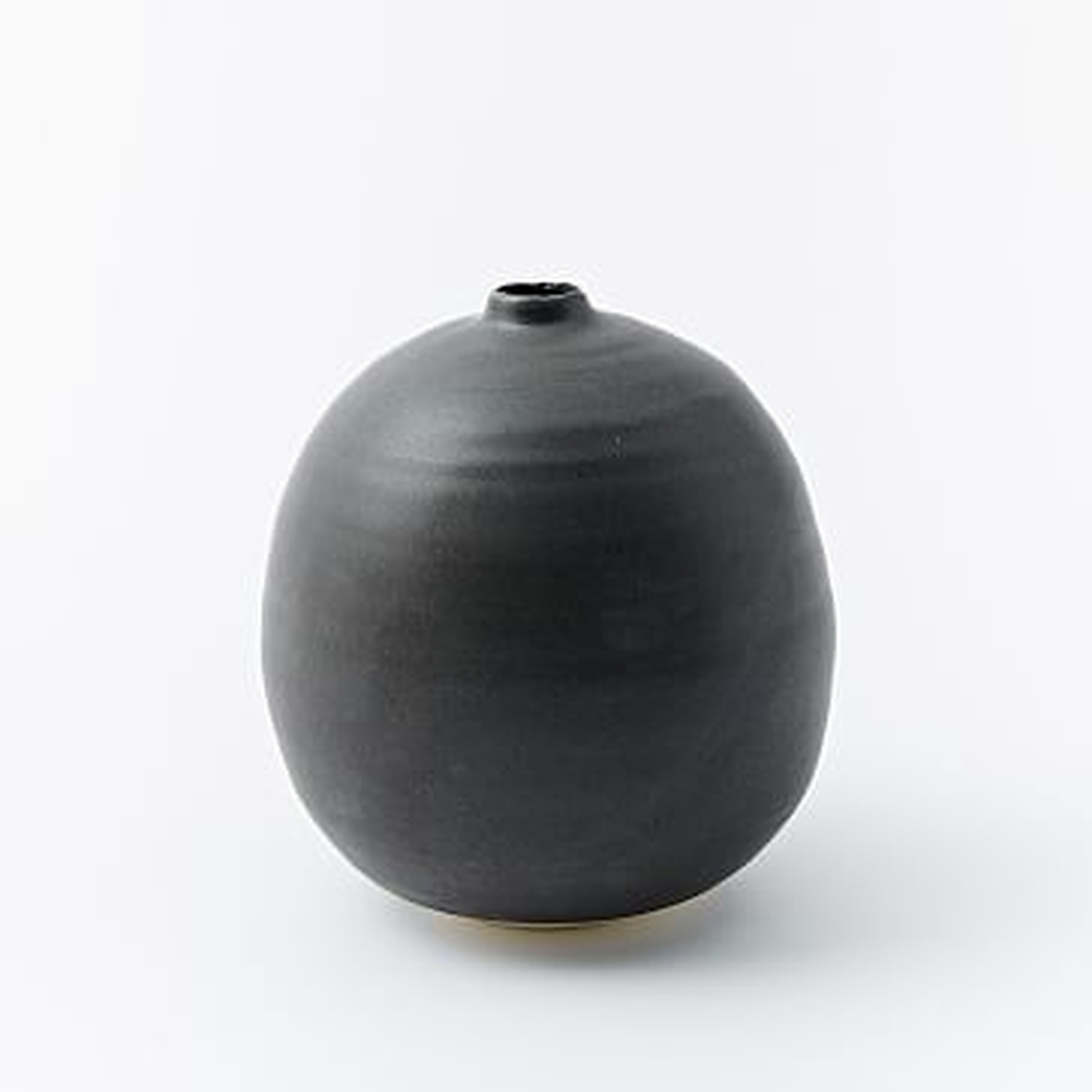 Judy Jackson Bottle Vase, Small, Black - West Elm
