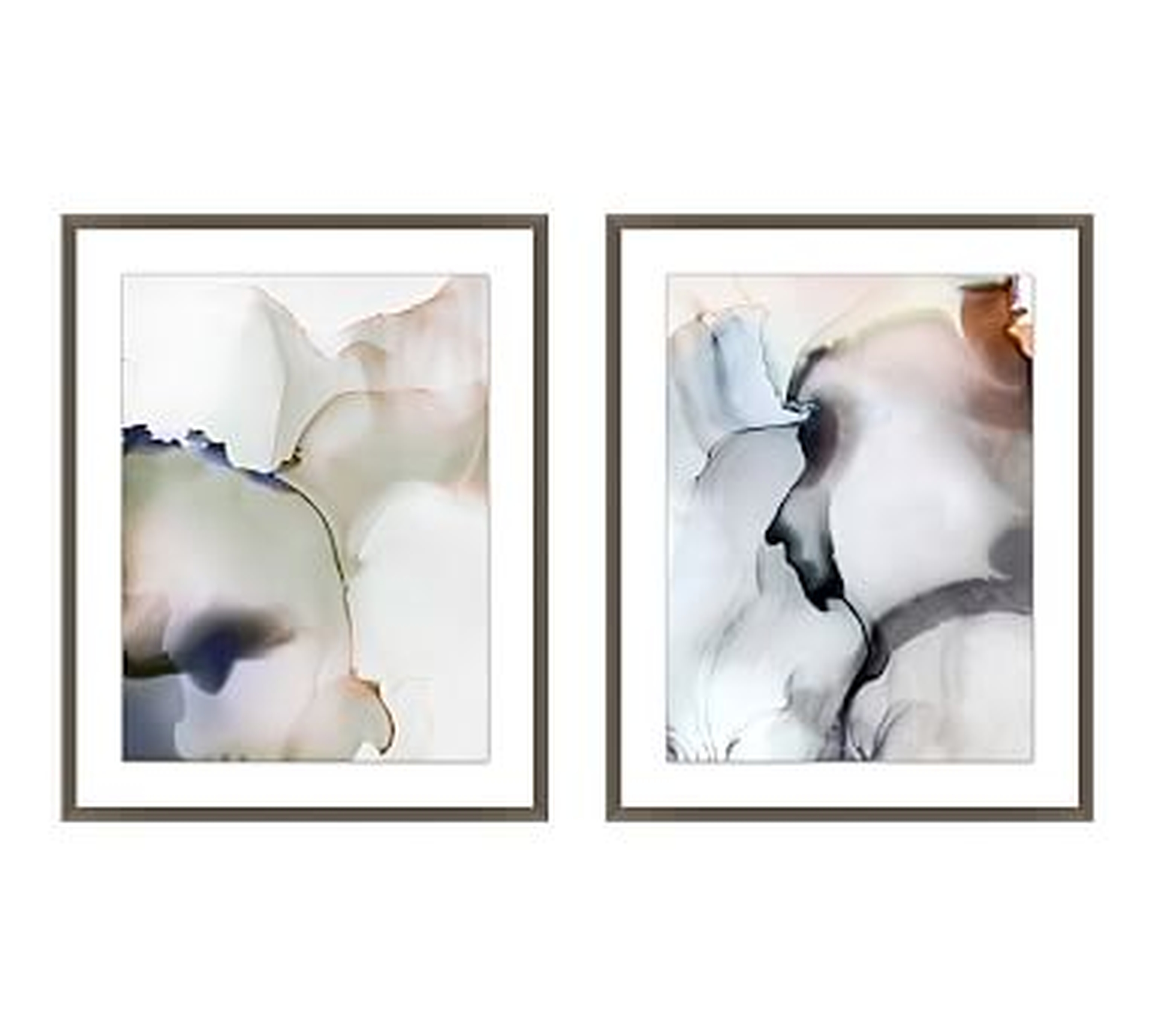 Between The Clouds Framed Paper Print, Set of 2 - Pottery Barn